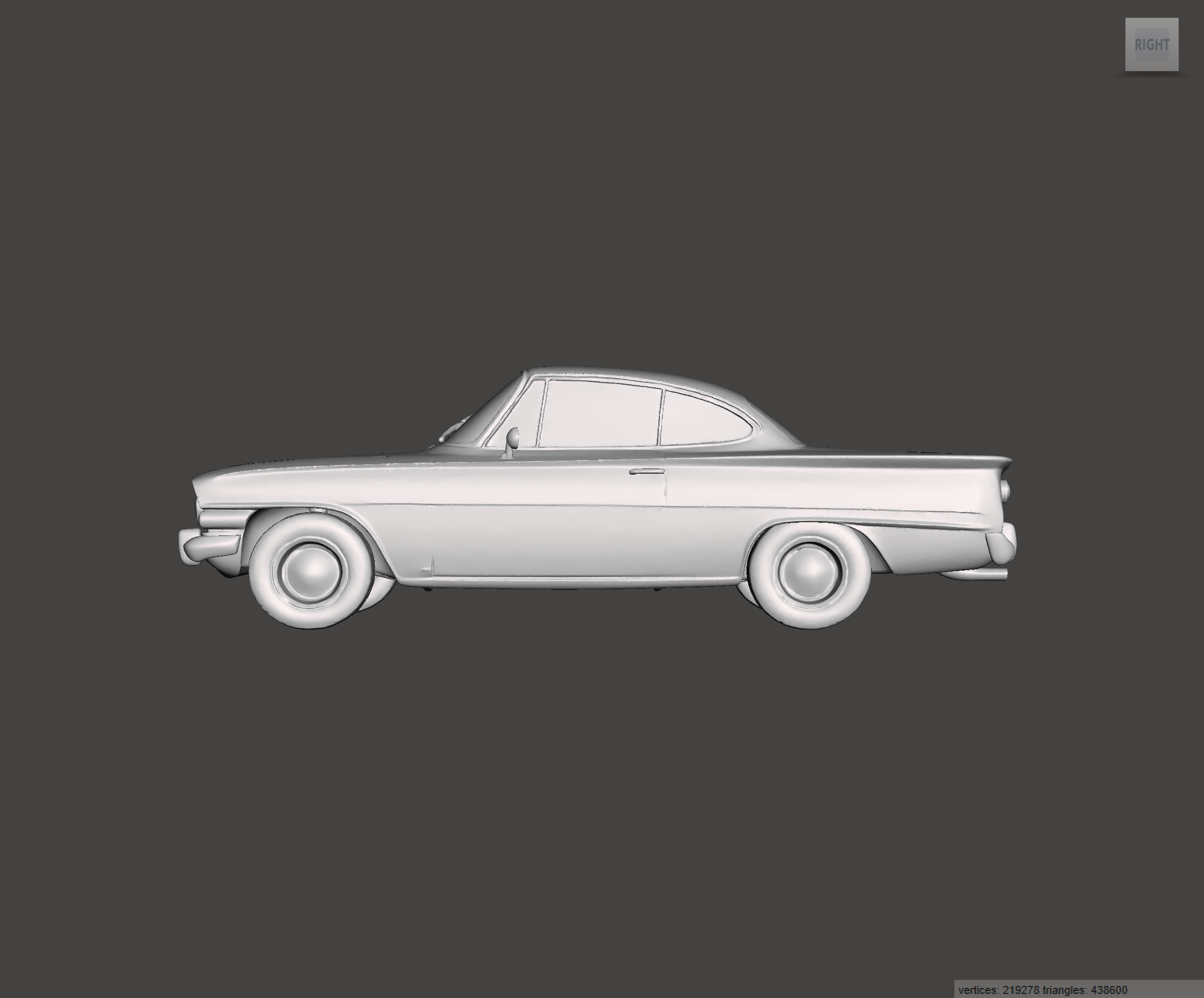 Image of 3D Printed Resin model of Ford Consul Capri 1962