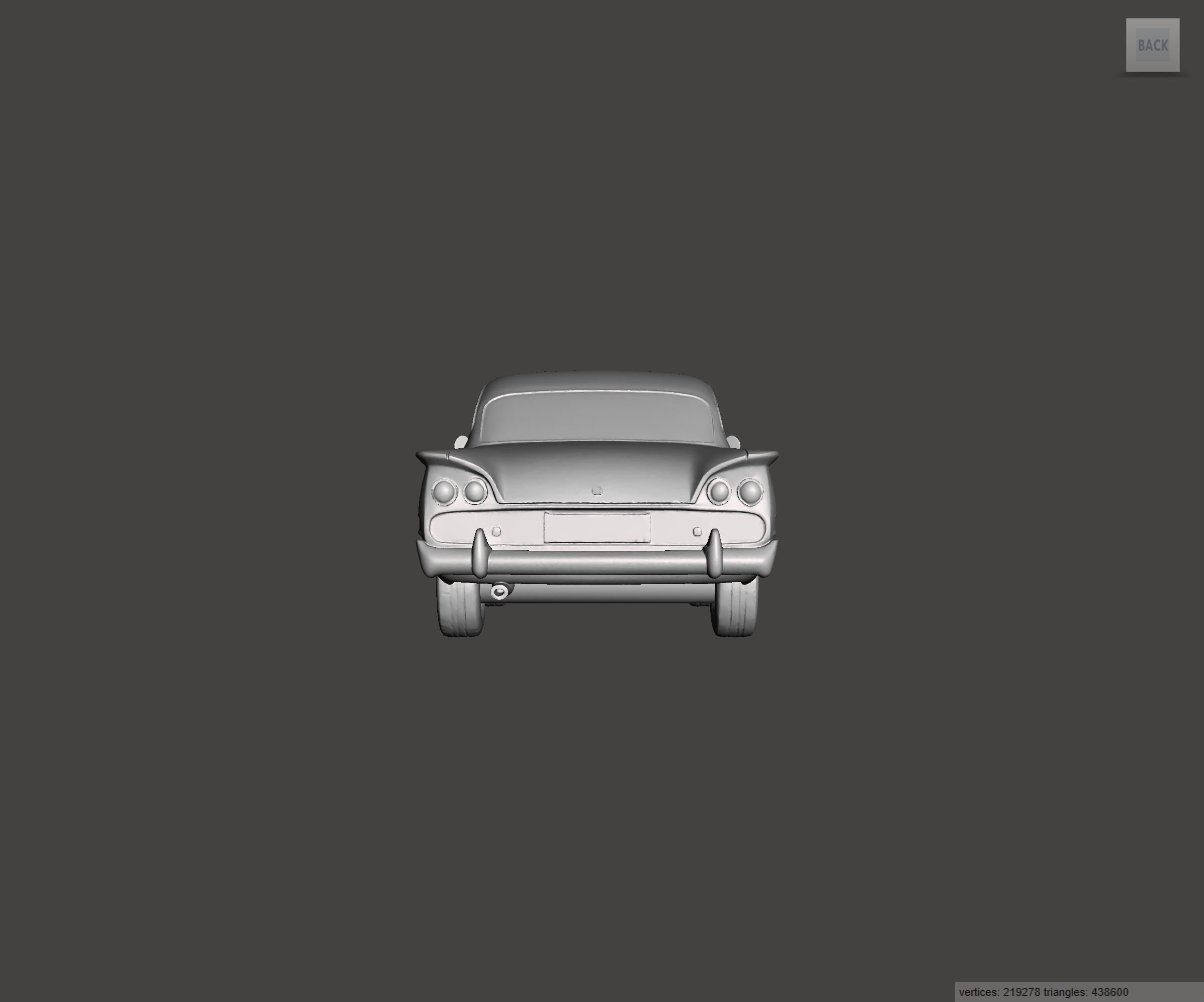 Image of 3D Printed Resin model of Ford Consul Capri 1962