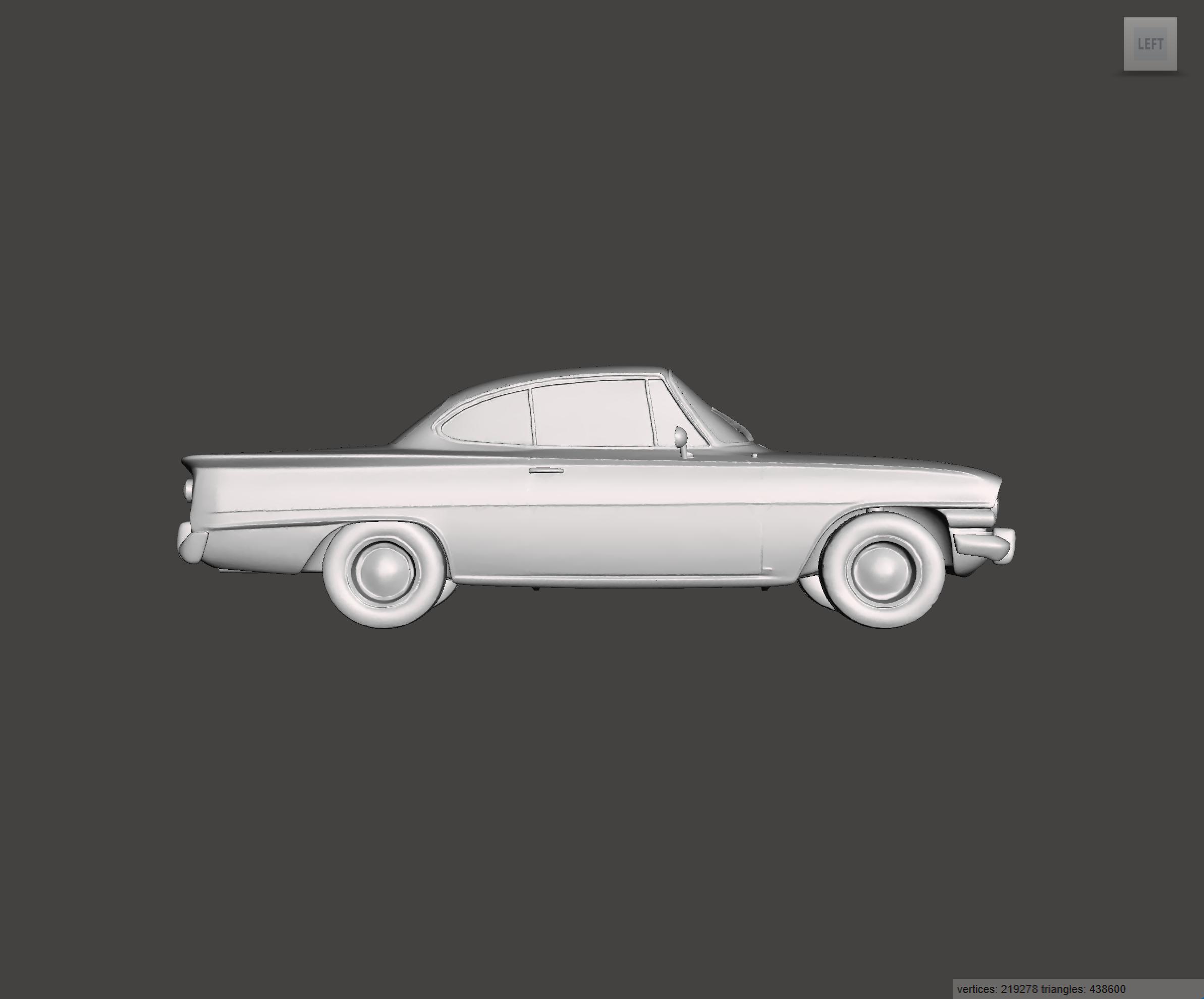 Image of 3D Printed Resin model of Ford Consul Capri 1962