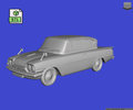 Digital Download of 3D Printed Ford Consul Classic 2 door 1963 prescale