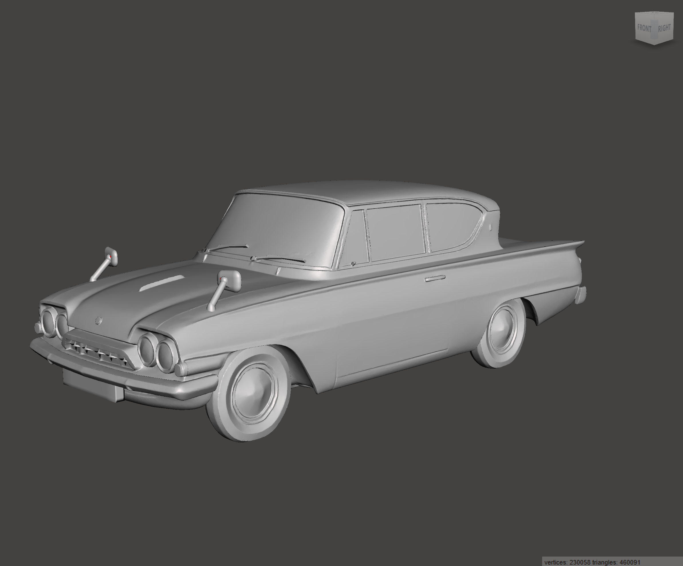 Image of 3D Printed Resin model of Ford Consul Classic 2 Door 1963
