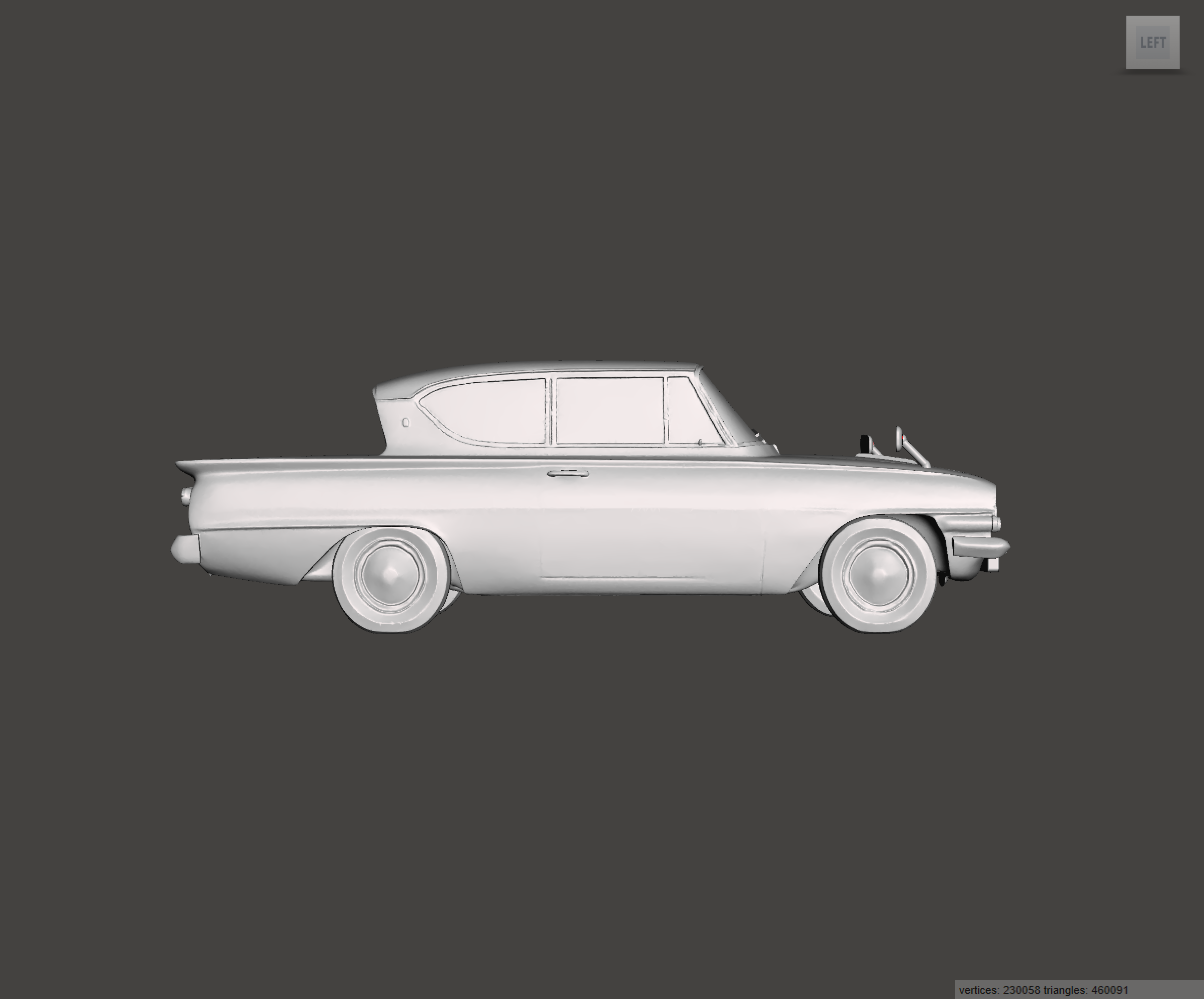 Image of 3D Printed Resin model of Ford Consul Classic 2 Door 1963