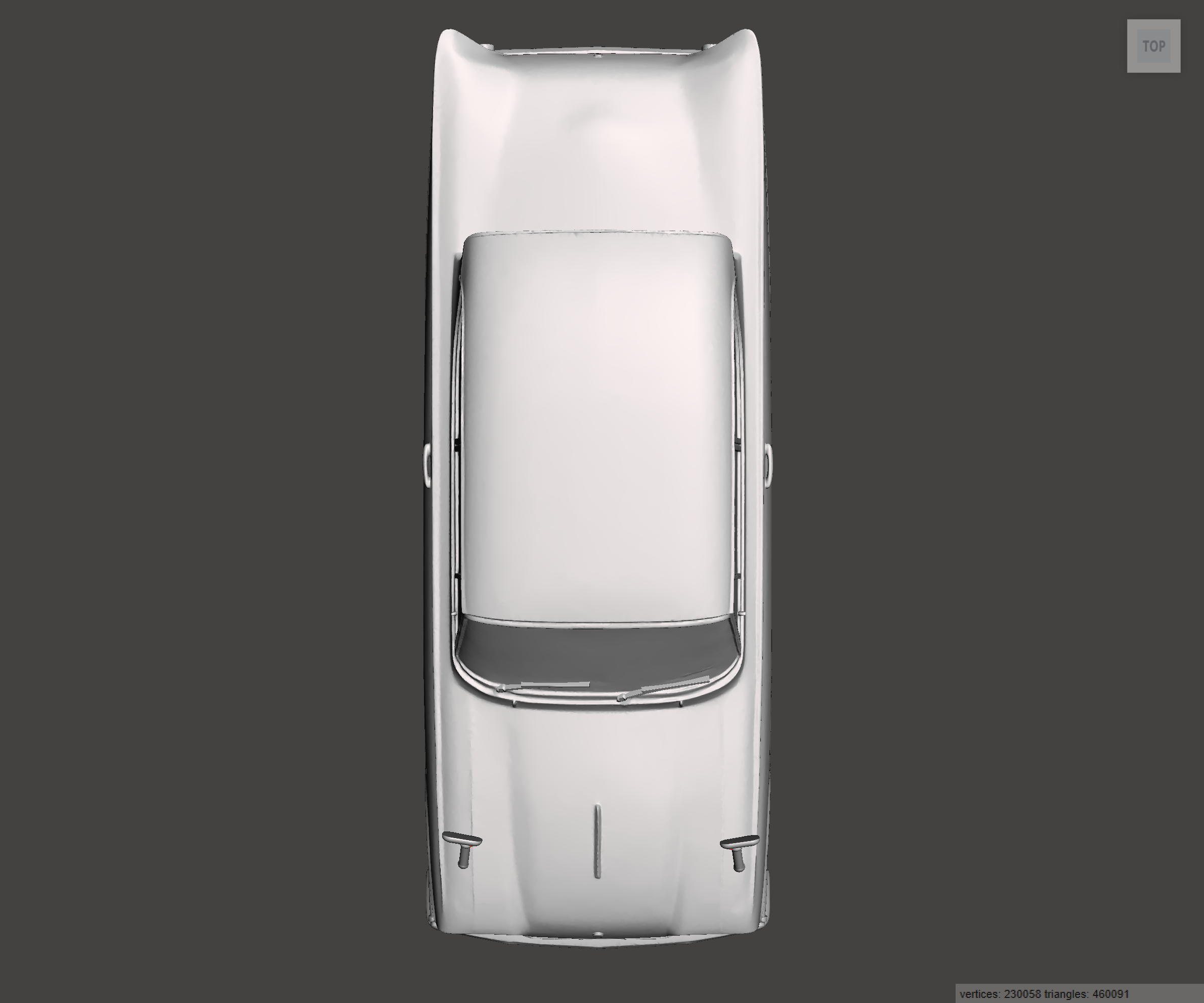Image of 3D Printed Resin model of Ford Consul Classic 2 Door 1963