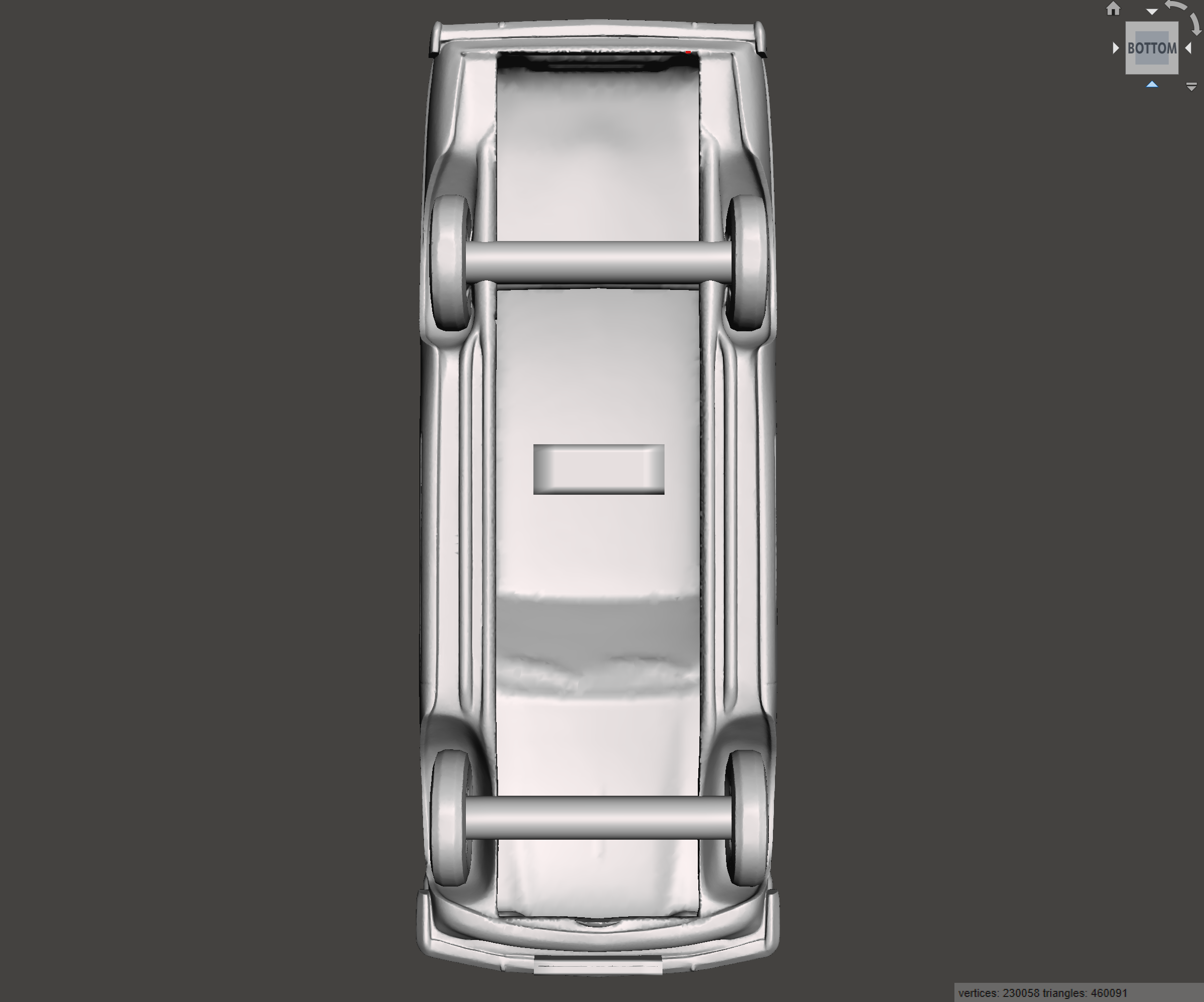 Image of 3D Printed Resin model of Ford Consul Classic 2 Door 1963