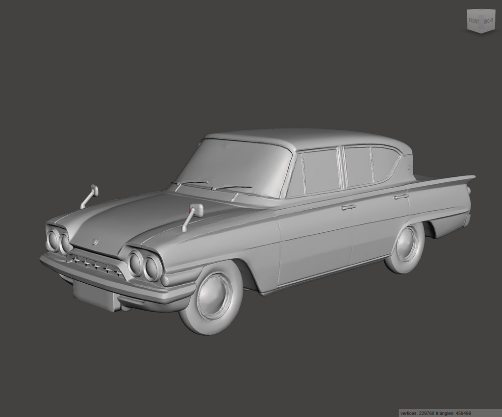 Image of 3D Printed Resin model of Ford Consul Classic 1961