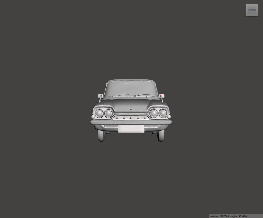 Image of 3D Printed Resin model of Ford Consul Classic 1961
