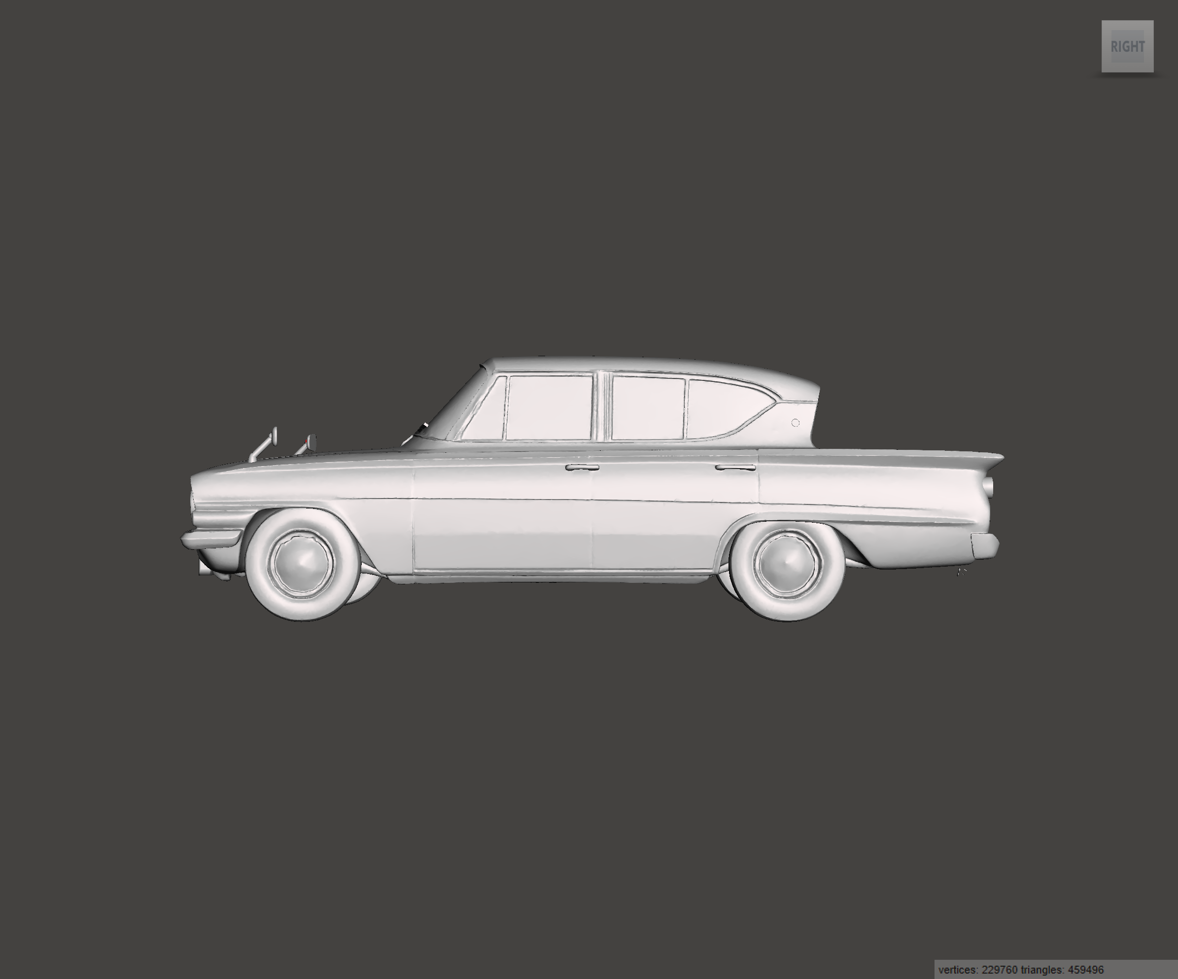 Image of 3D Printed Resin model of Ford Consul Classic 1961