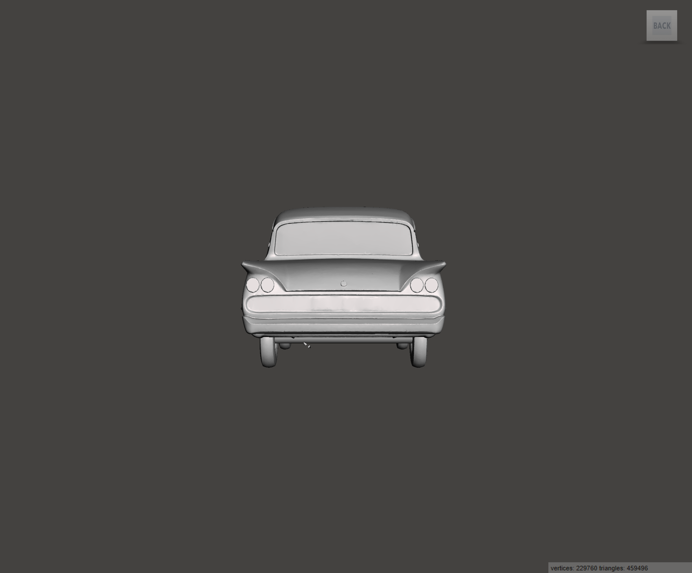 Image of 3D Printed Resin model of Ford Consul Classic 1961