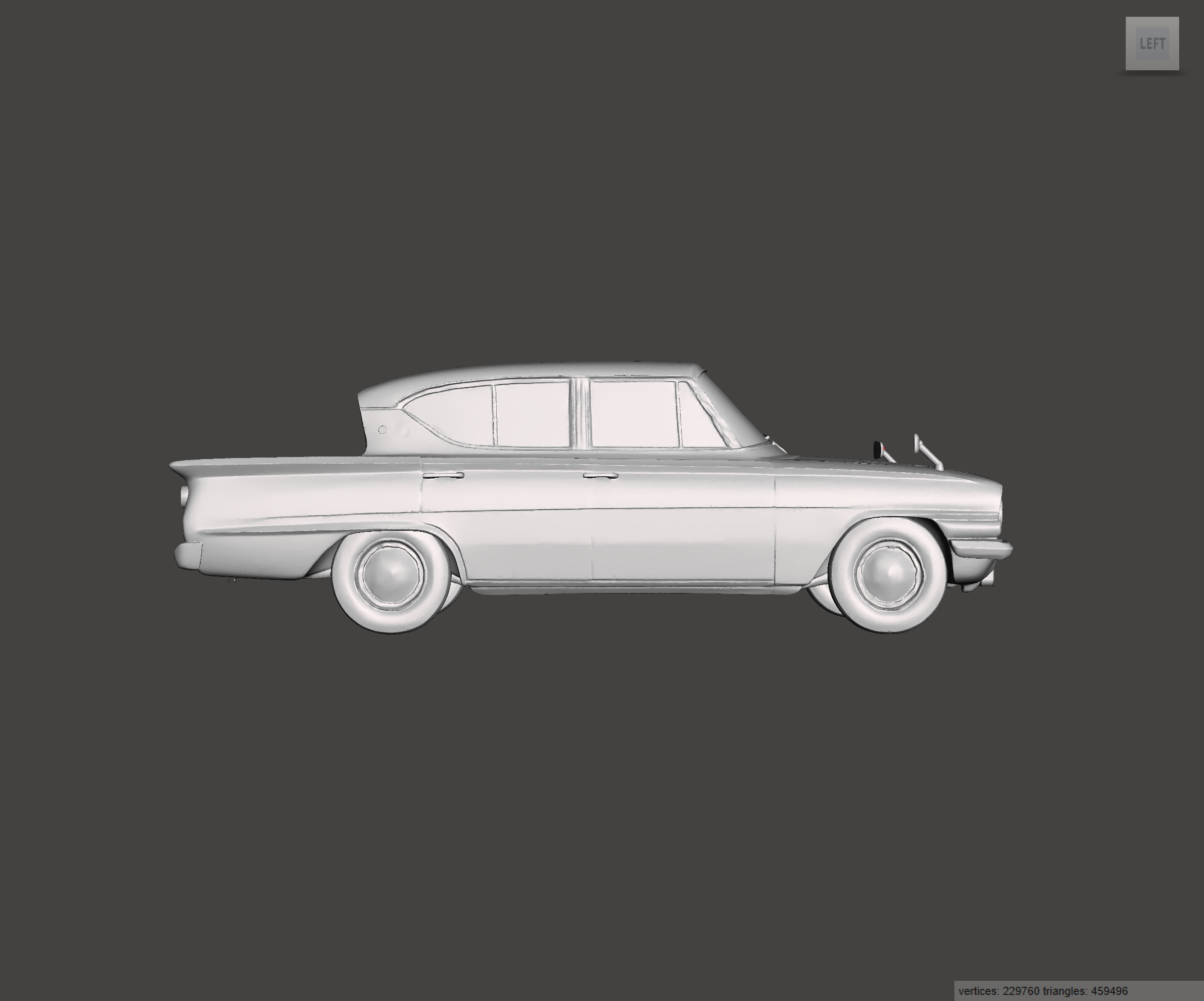 Image of 3D Printed Resin model of Ford Consul Classic 1961