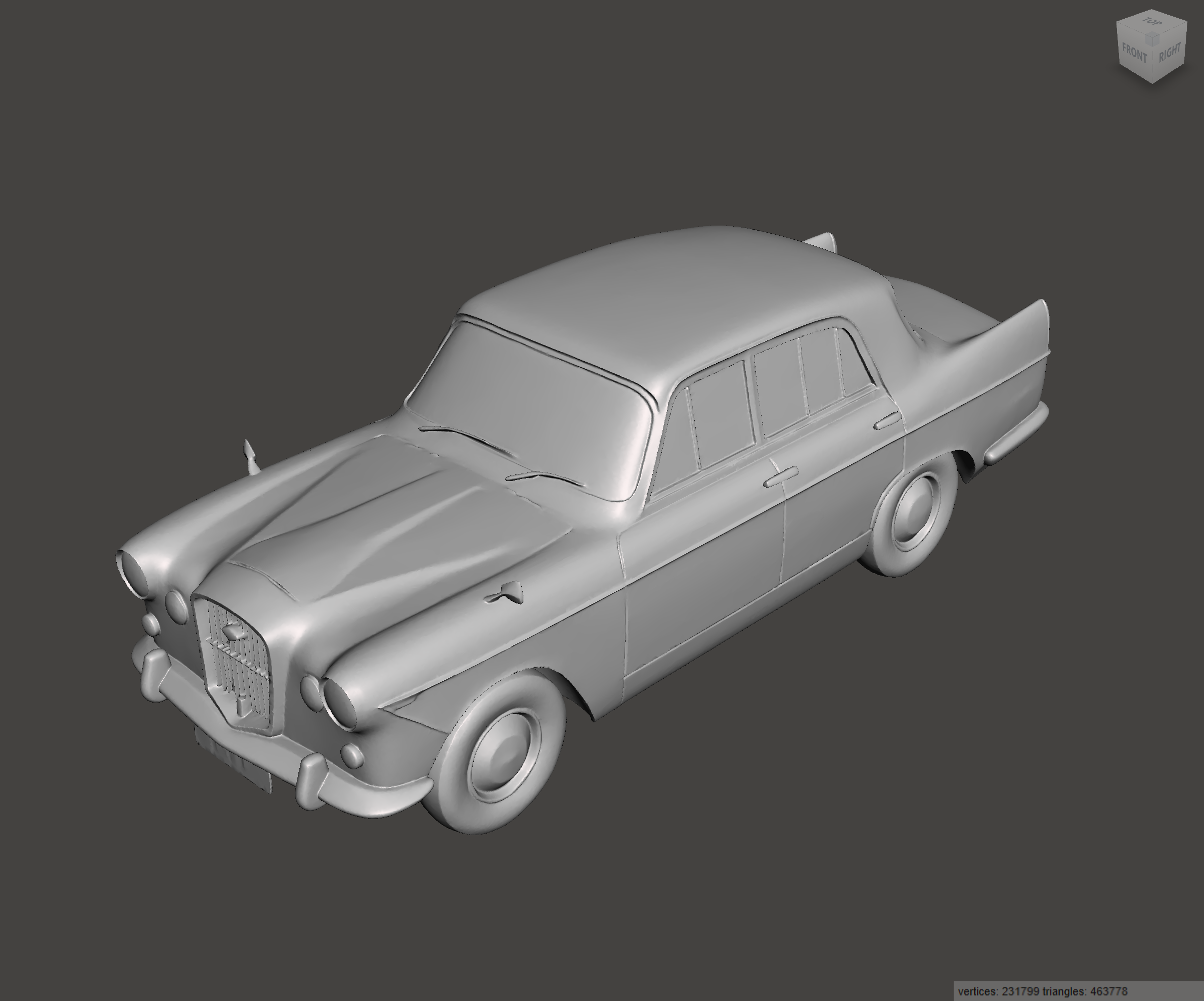 Image of 3D Printed Resin Model of Ford Sierra XR 4x4 1985