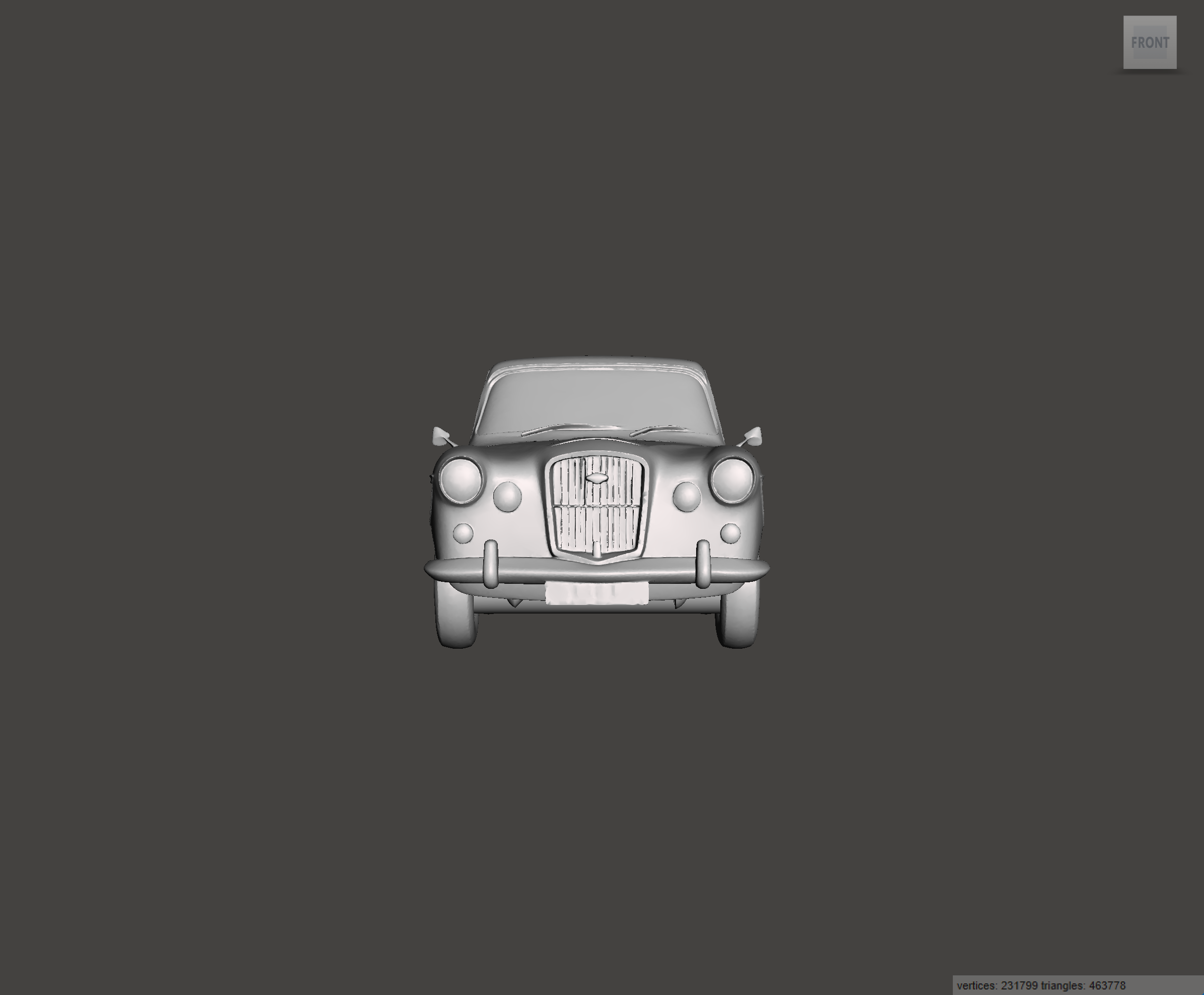 Image of 3D Printed Resin Model of Ford Sierra XR 4x4 1986