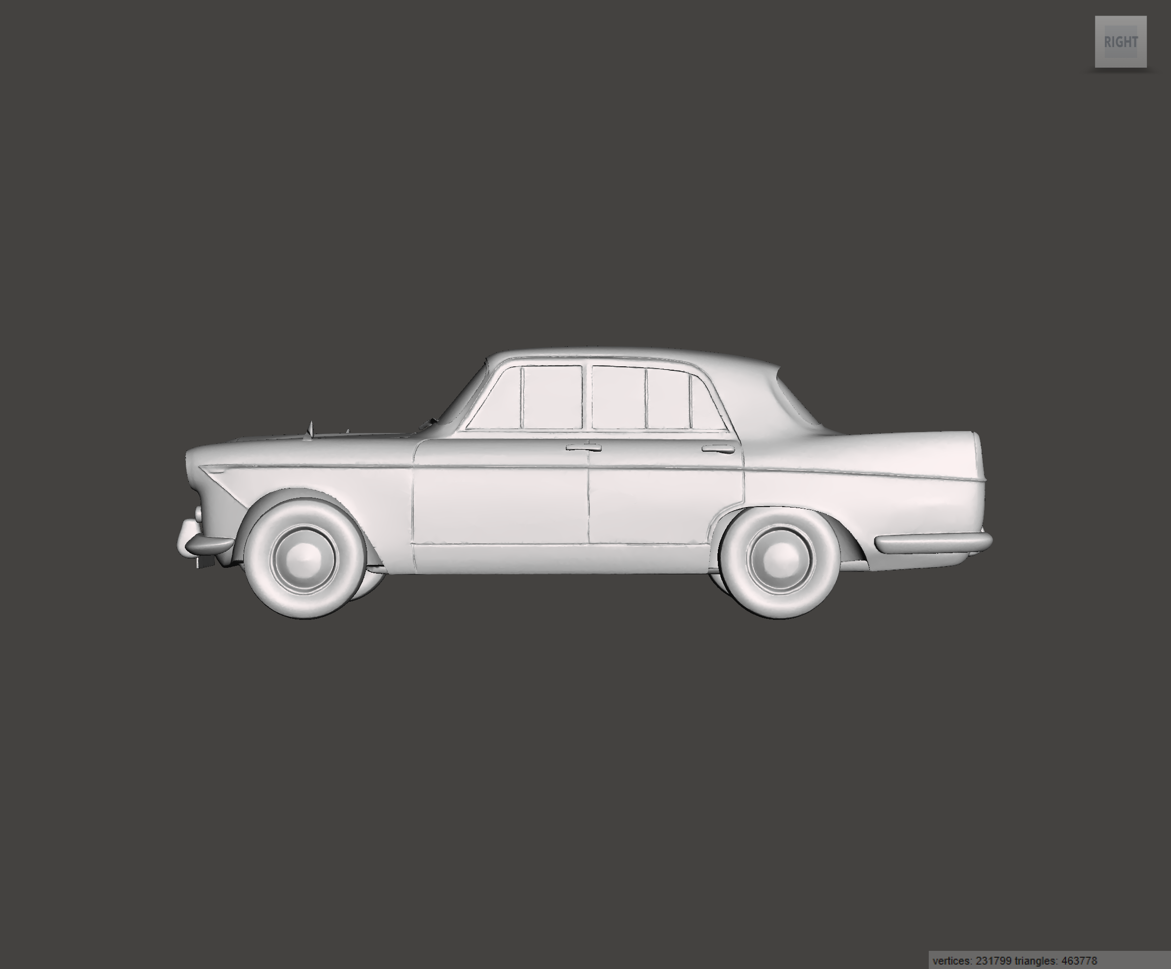Image of 3D Printed Resin Model of Ford Sierra XR 4x4 1987