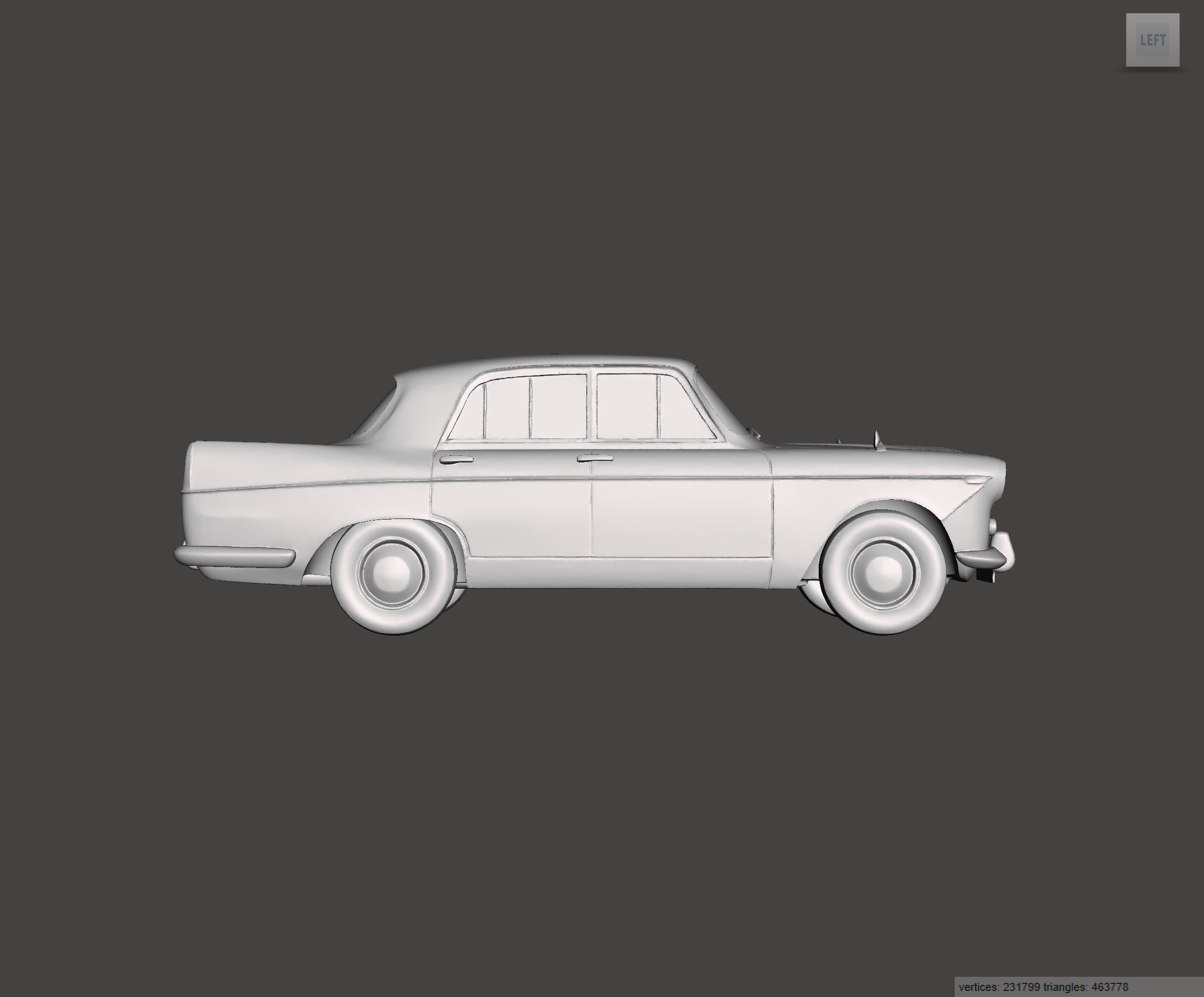 Image of 3D Printed Resin Model of Ford Sierra XR 4x4 1989