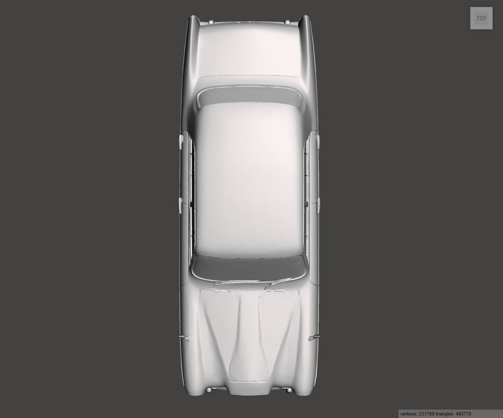 Image of 3D Printed Resin Model of Ford Sierra XR 4x4 1990
