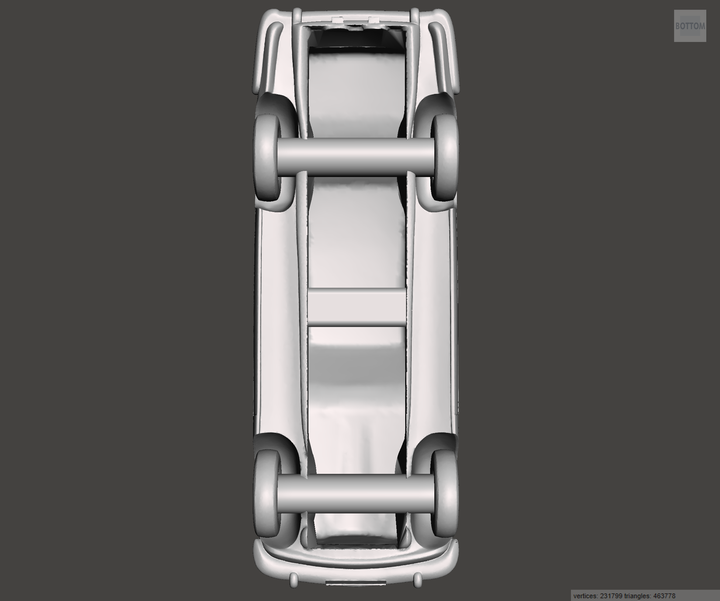 Image of 3D Printed Resin Model of Ford Sierra XR 4x4 1991