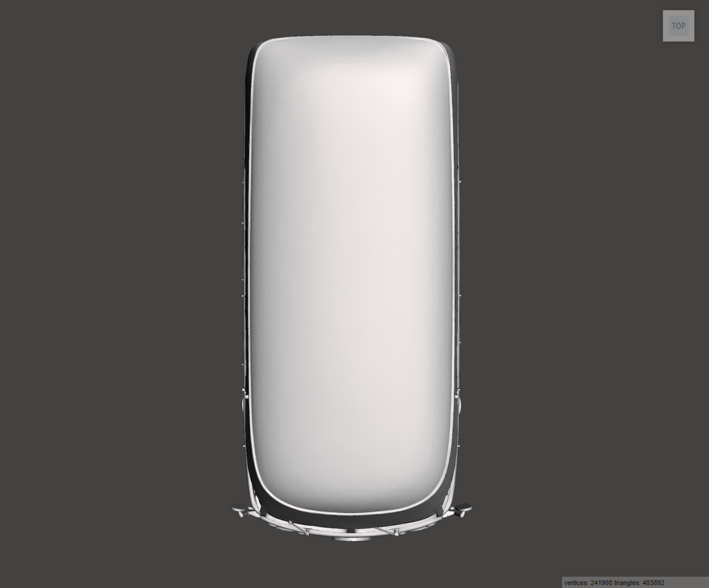 Image of 3D Printed Resin Model of Volkswagen Type 2 Hightop 1967