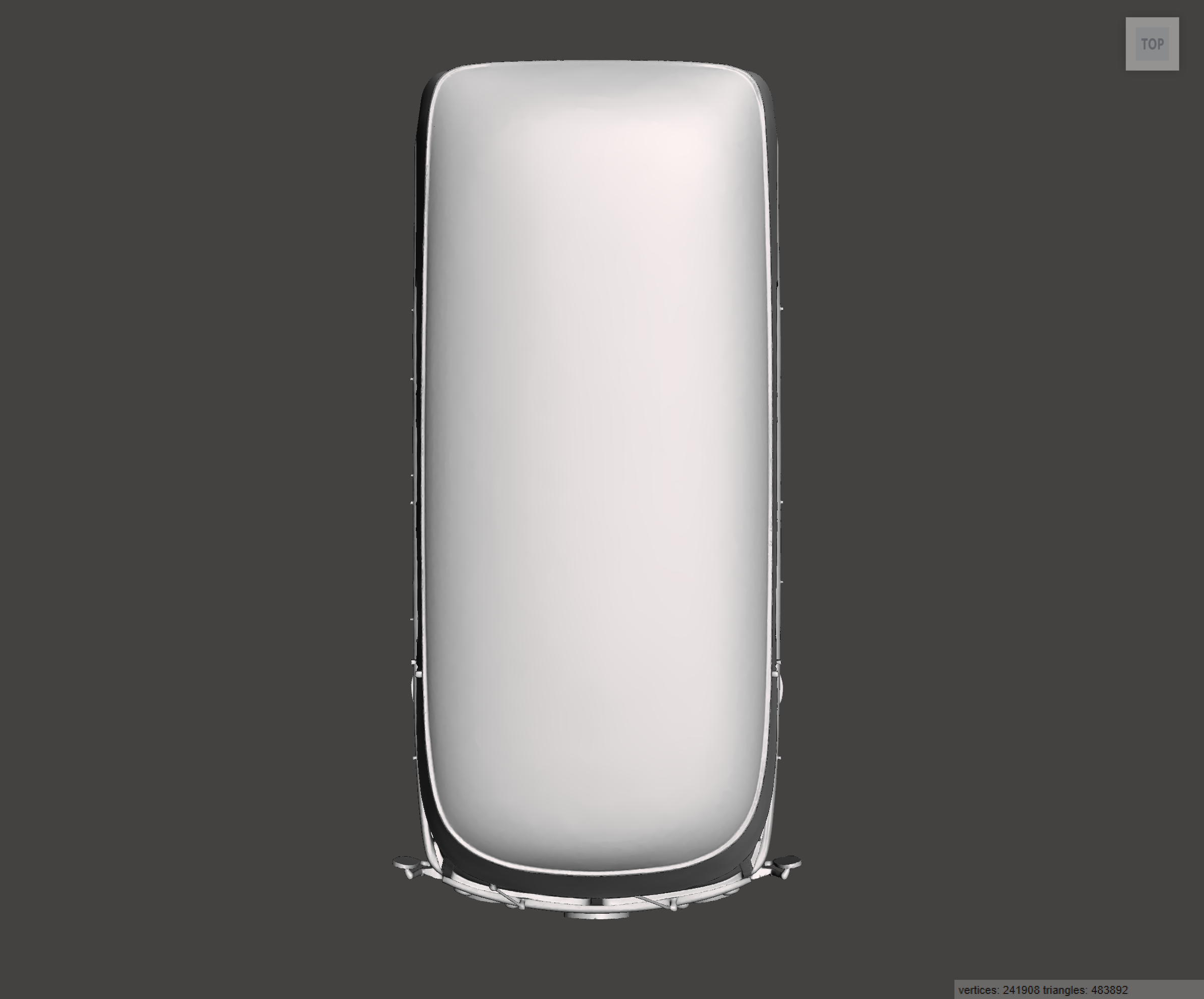 Image of 3D Printed Resin Model of Volkswagen Type 2 Hightop 1967
