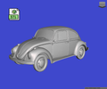 Digital Download of 3D Printed Volswagen Beetle 1968 prescale