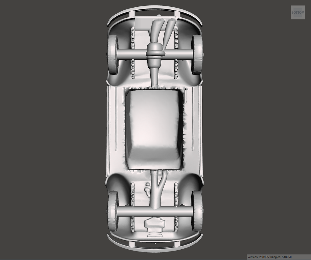 Image of 3D Printed Resin Model of Volkswagen Beetle 1968