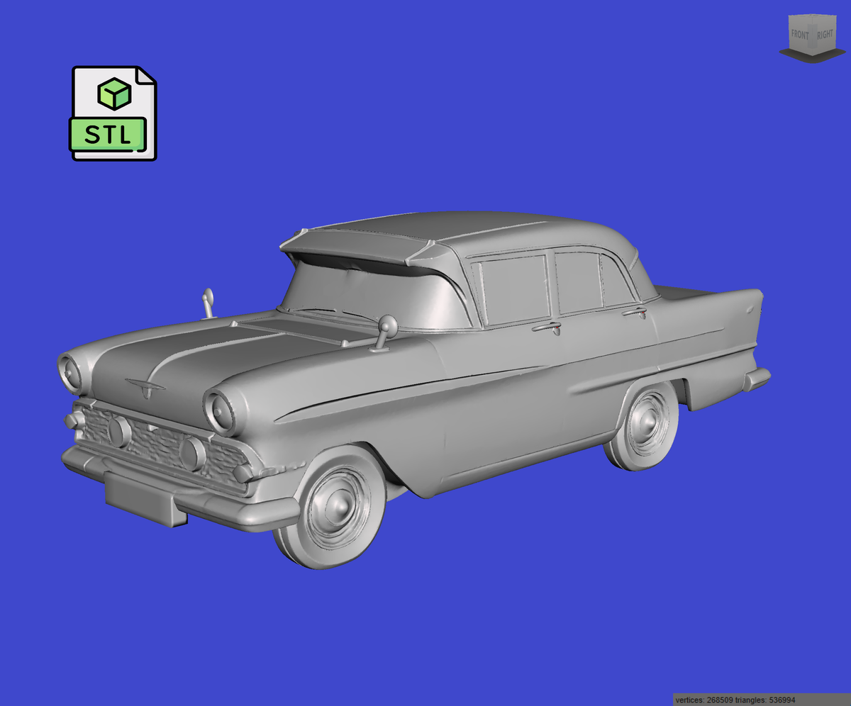 Digital Download of 3D Printed Vauxhall Victor Super 1959 Prescale