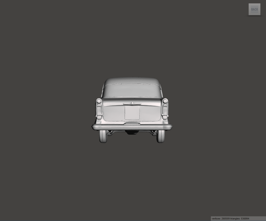 Image of 3D Printed Resin Model of Vauxhall Victor Super F Series 1959
