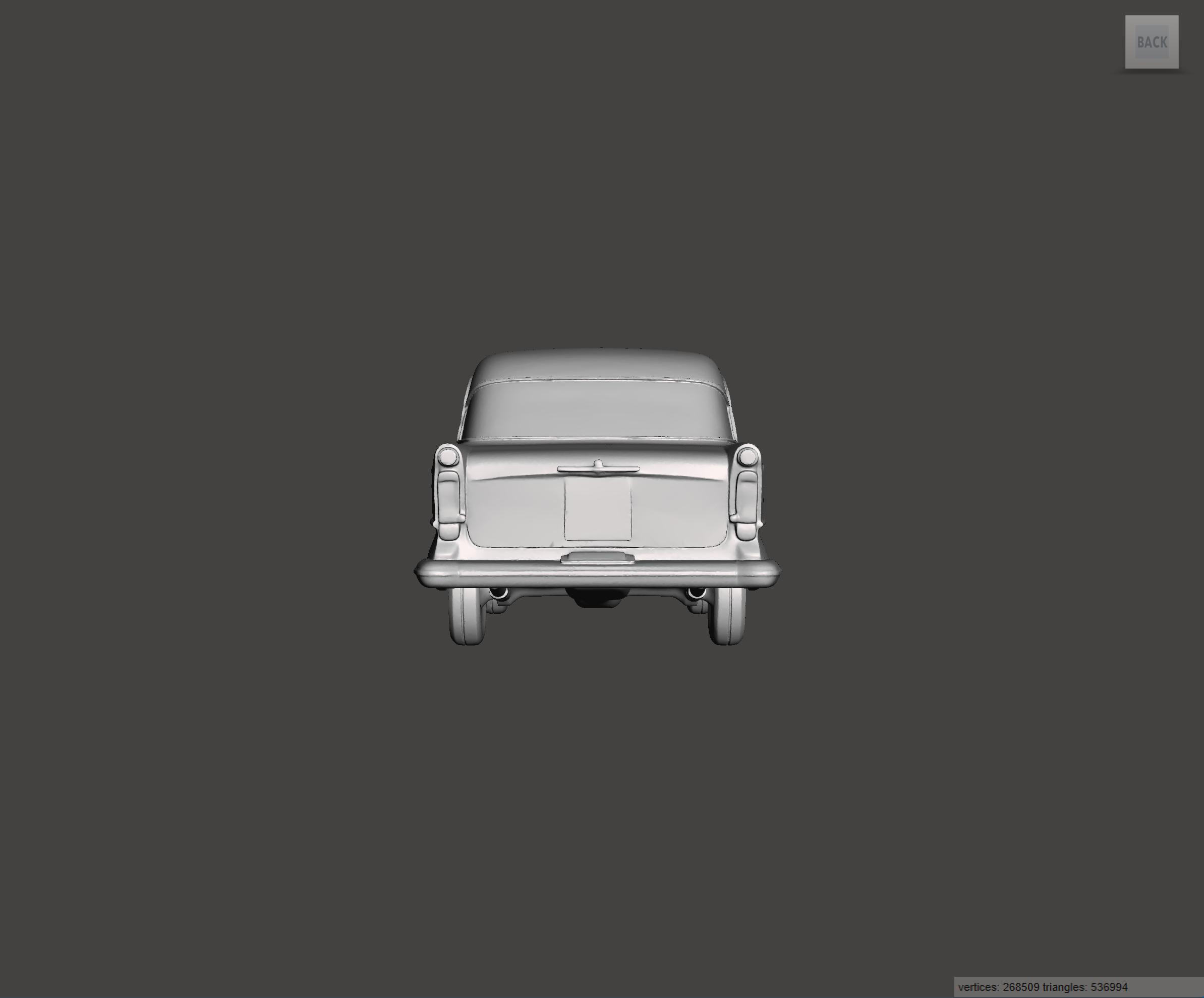 Image of 3D Printed Resin Model of Vauxhall Victor Super F Series 1959