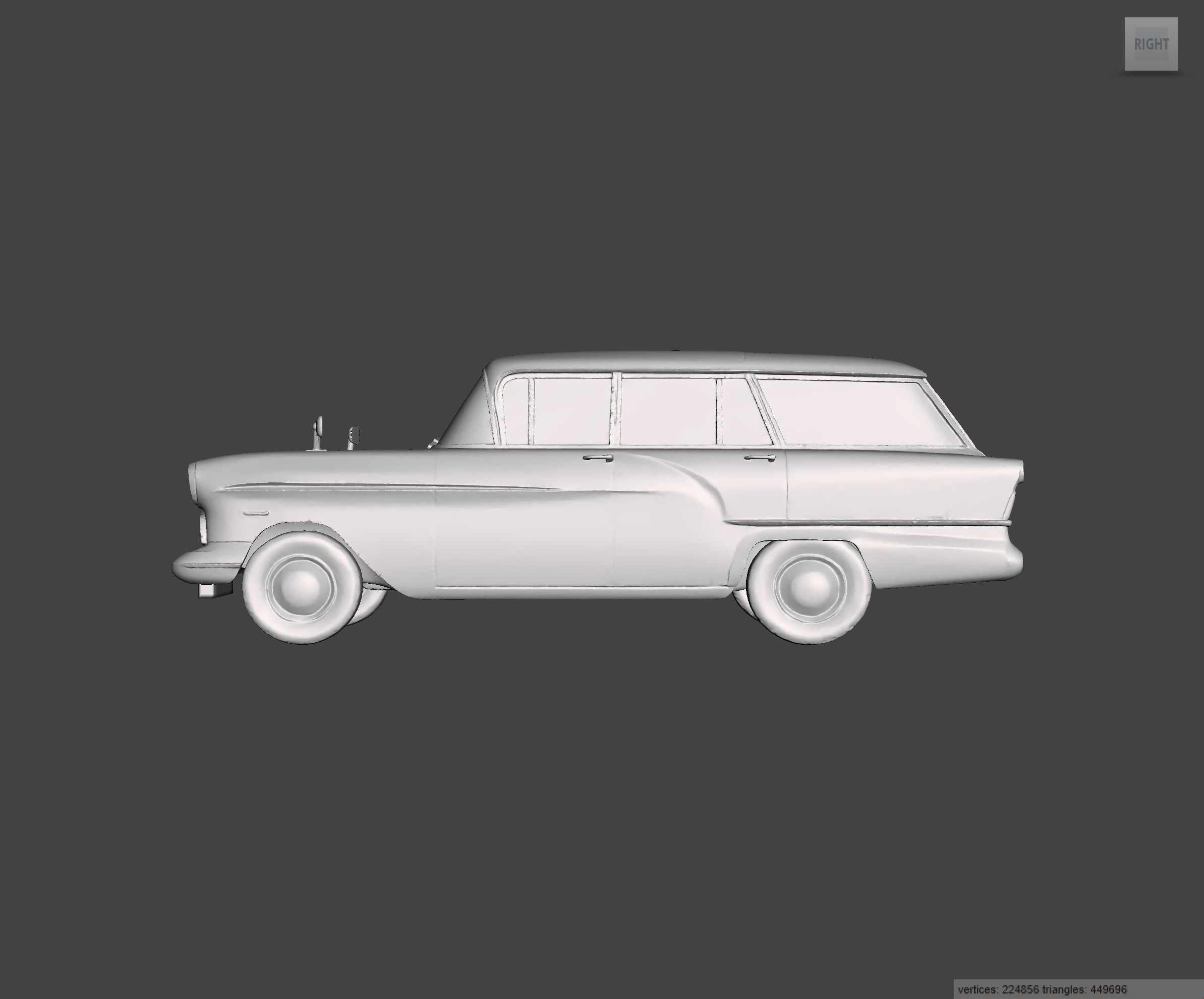 Image of 3D Printed Resin Model of Vauxhall Victor F Series Estate 1961