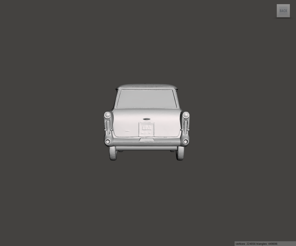 Image of 3D Printed Resin Model of Vauxhall Victor F Series Estate 1961