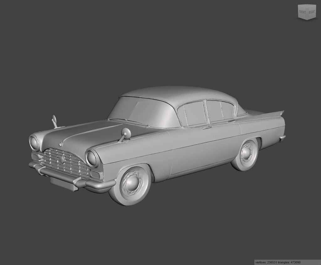 Image of 3D Printed Resin Model of Vauxhall Cresta PA 1961