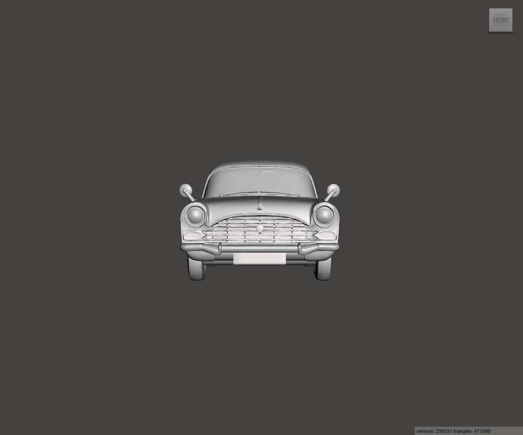 Image of 3D Printed Resin Model of Vauxhall Cresta PA 1961