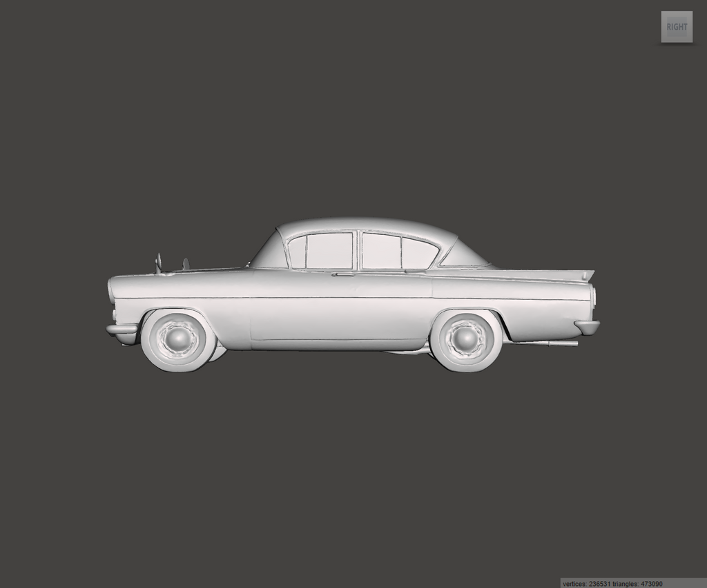 Image of 3D Printed Resin Model of Vauxhall Cresta PA 1961