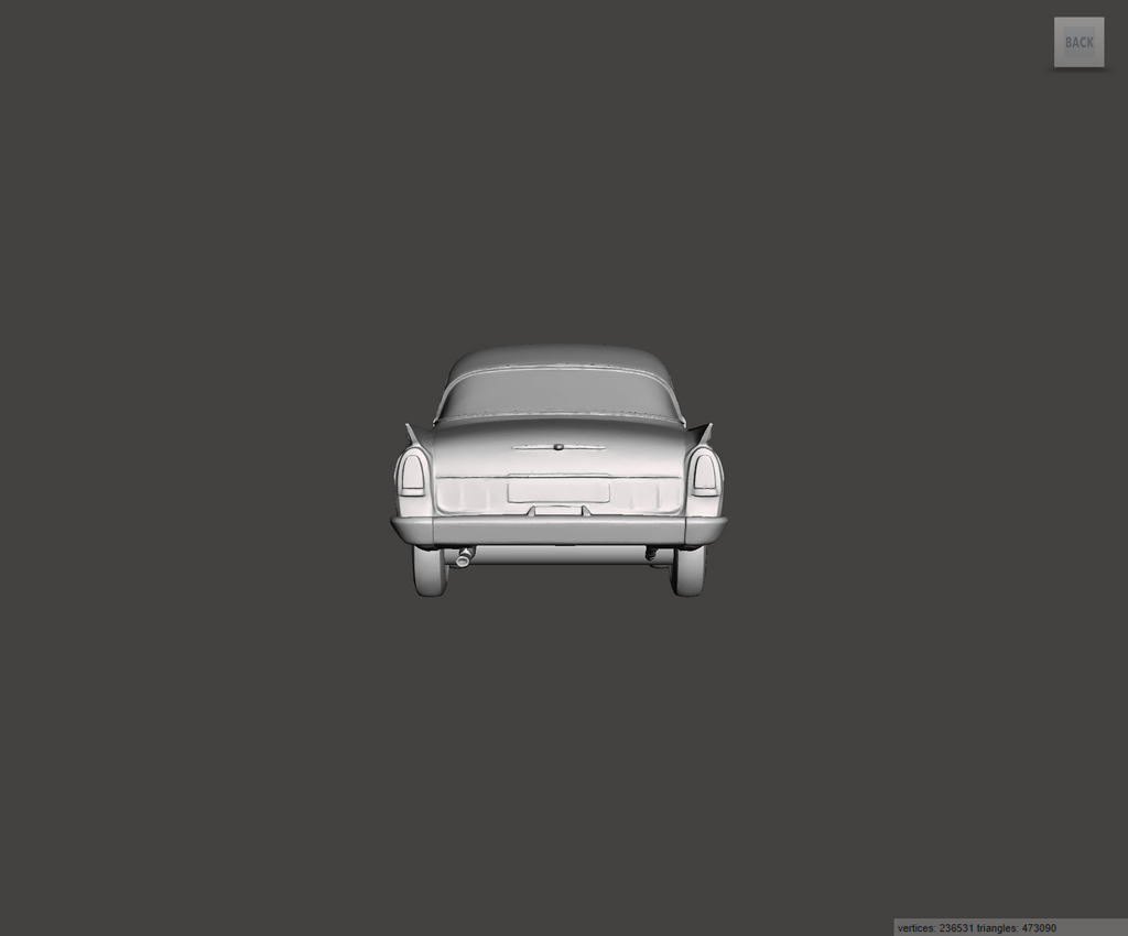 Image of 3D Printed Resin Model of Vauxhall Cresta PA 1961