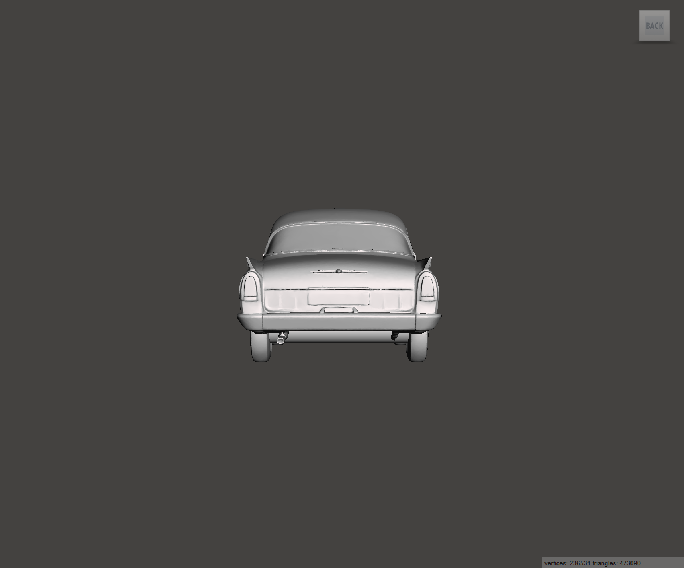 Image of 3D Printed Resin Model of Vauxhall Cresta PA 1961