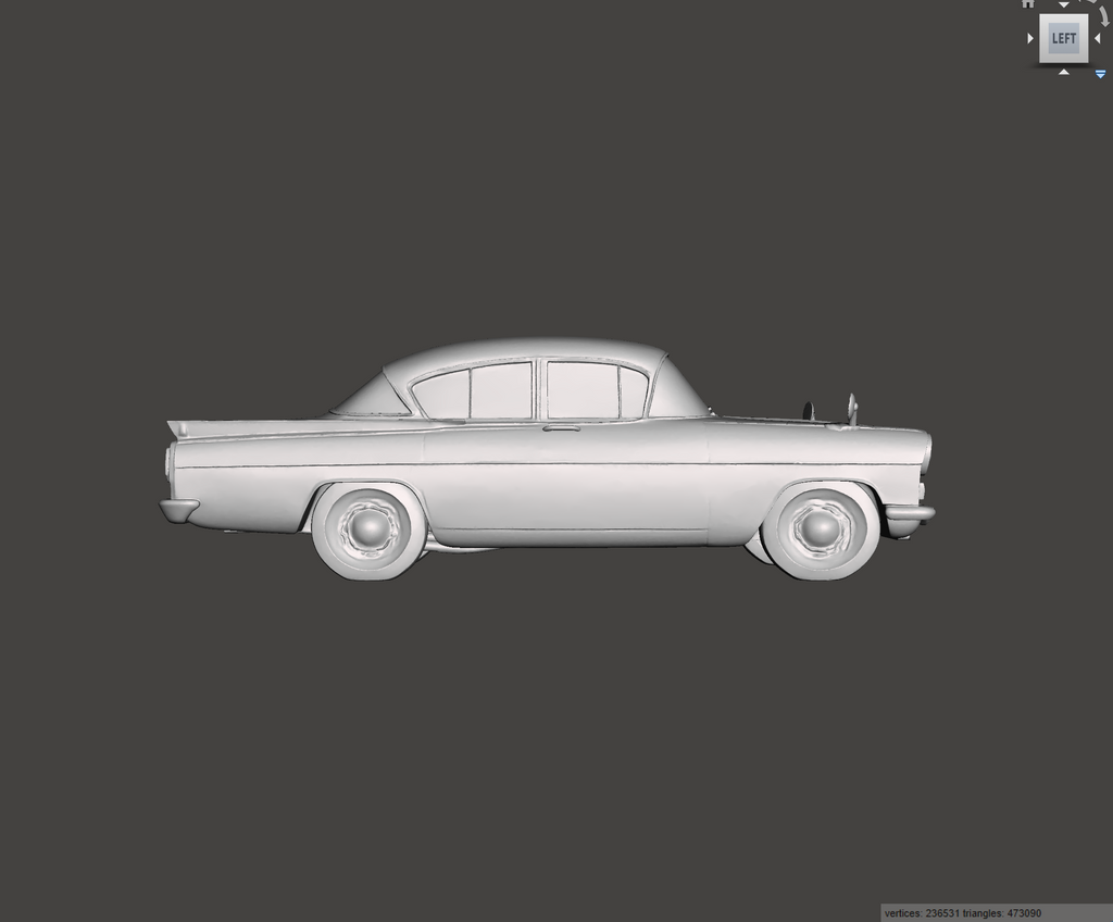 Image of 3D Printed Resin Model of Vauxhall Cresta PA 1961