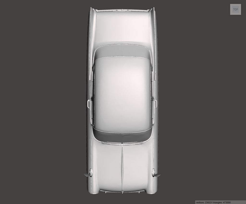 Image of 3D Printed Resin Model of Vauxhall Cresta PA 1961