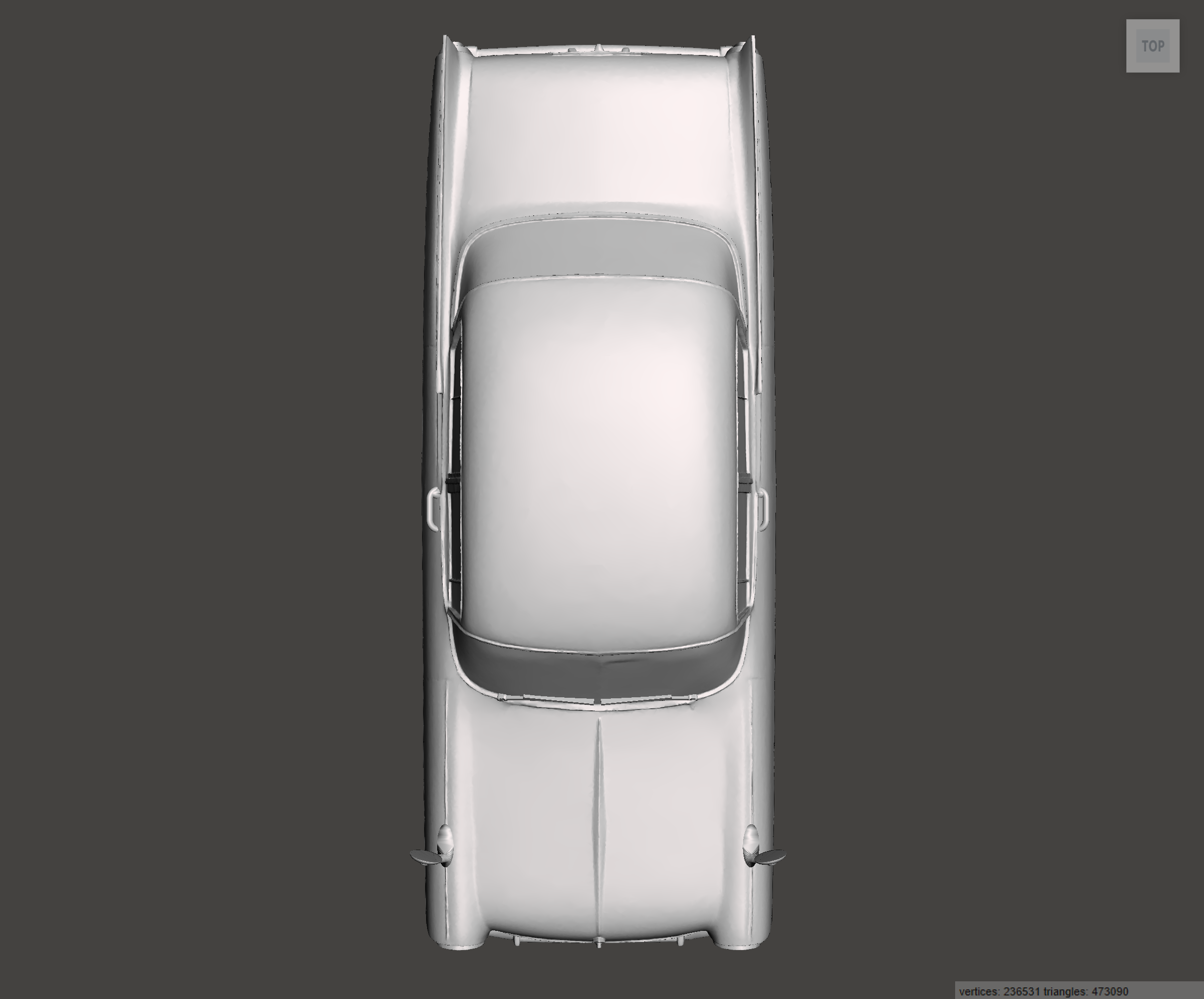 Image of 3D Printed Resin Model of Vauxhall Cresta PA 1961