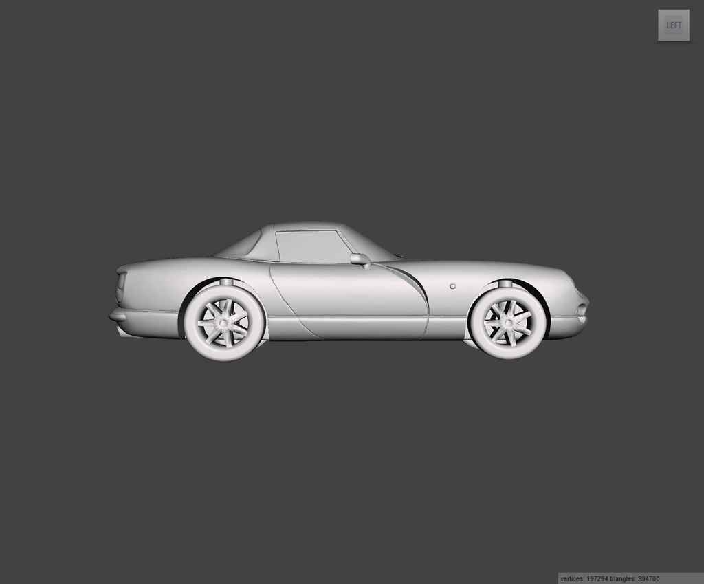 Image of 3D Printed Resin Model of TVR Chimaera 1998