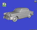 Digital Download of 3D Printed Sunbeam Rapier 1957 prescale