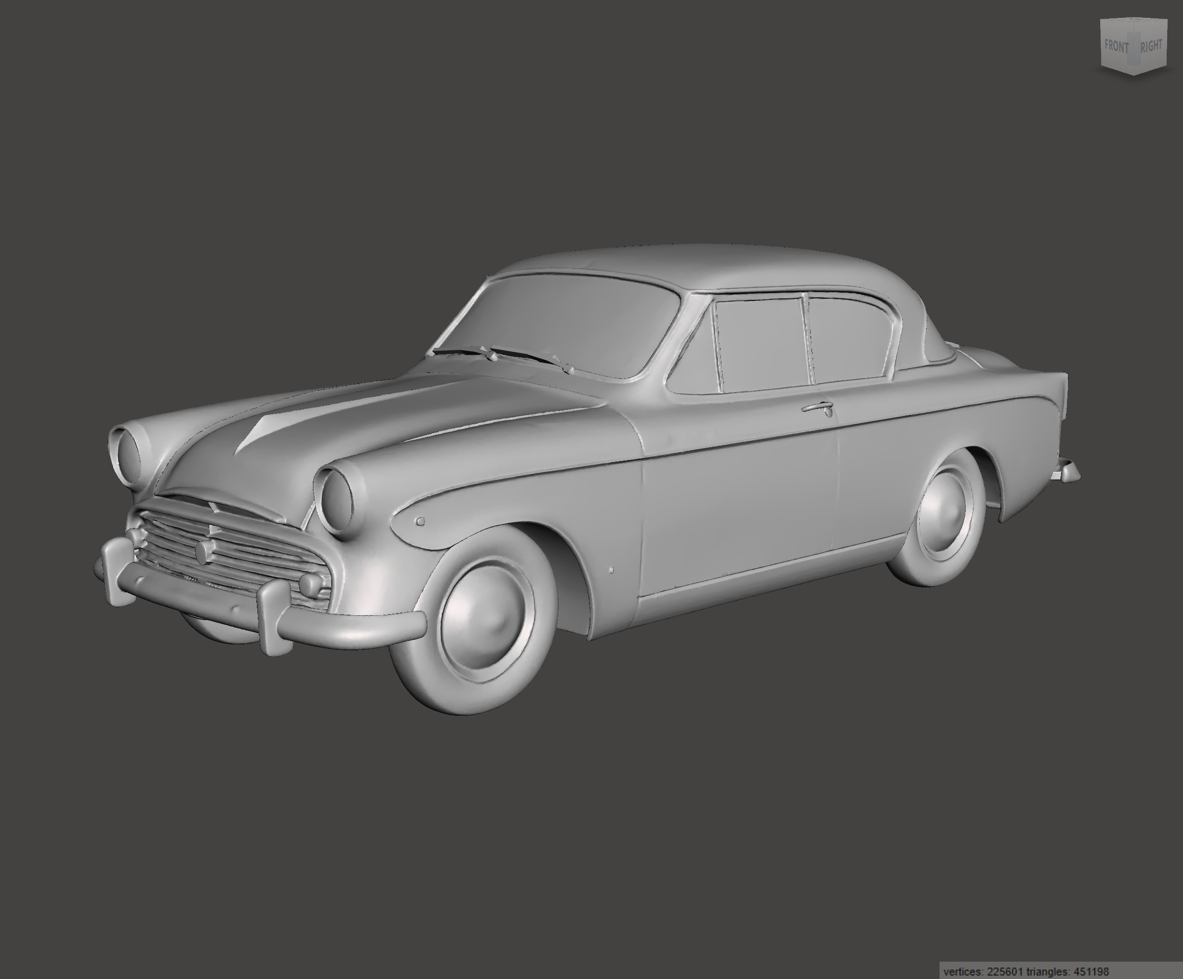 Image of 3D Printed Resin Model of Sunbeam Rapier Series I 1957