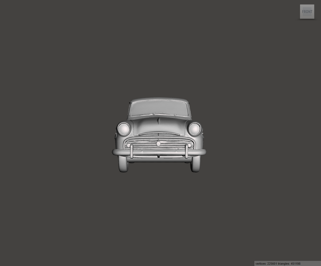 Image of 3D Printed Resin Model of Sunbeam Rapier Series I 1957
