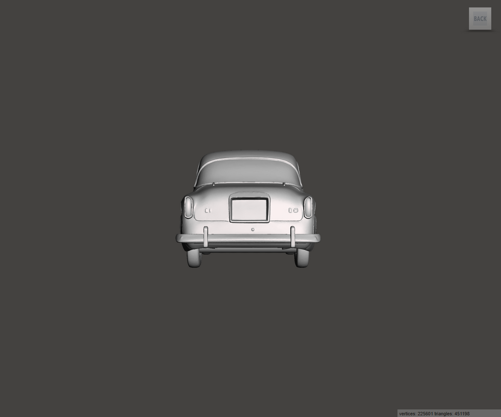 Image of 3D Printed Resin Model of Sunbeam Rapier Series I 1957