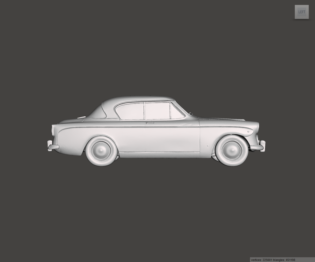 Image of 3D Printed Resin Model of Sunbeam Rapier Series I 1957