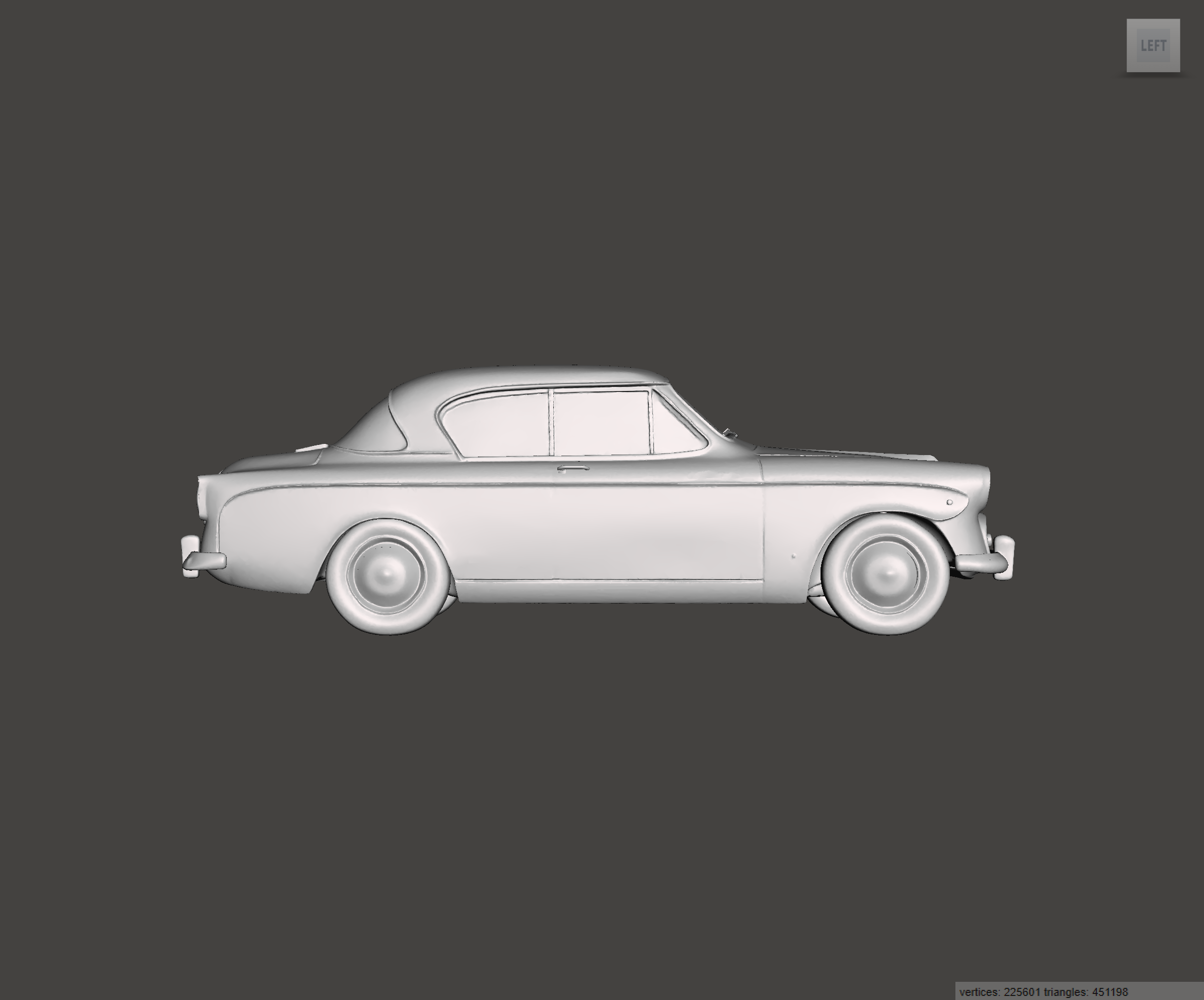 Image of 3D Printed Resin Model of Sunbeam Rapier Series I 1957
