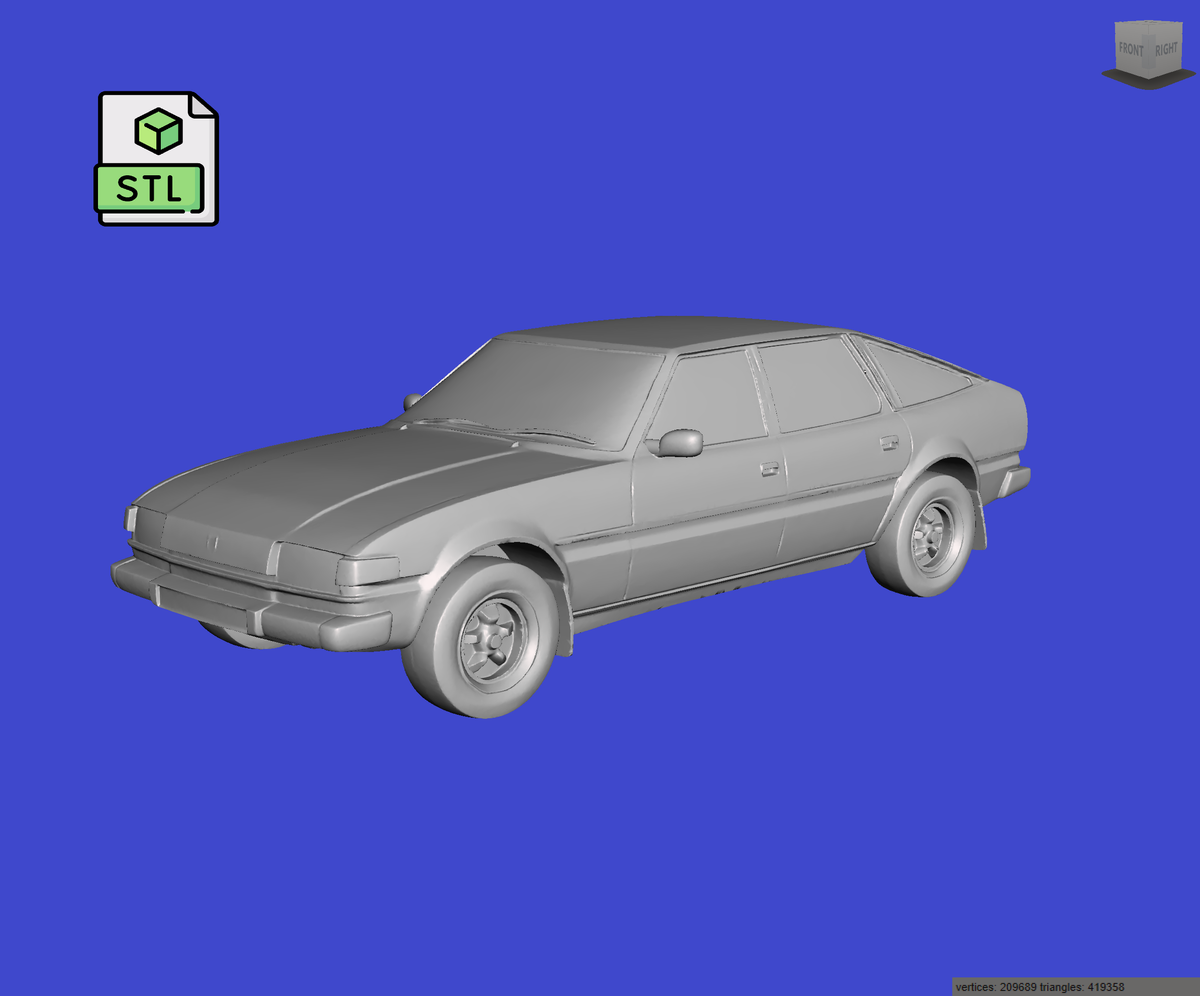 Digital Download of 3D Printed Rover SD1 Series 1 3500 1980 prescale
