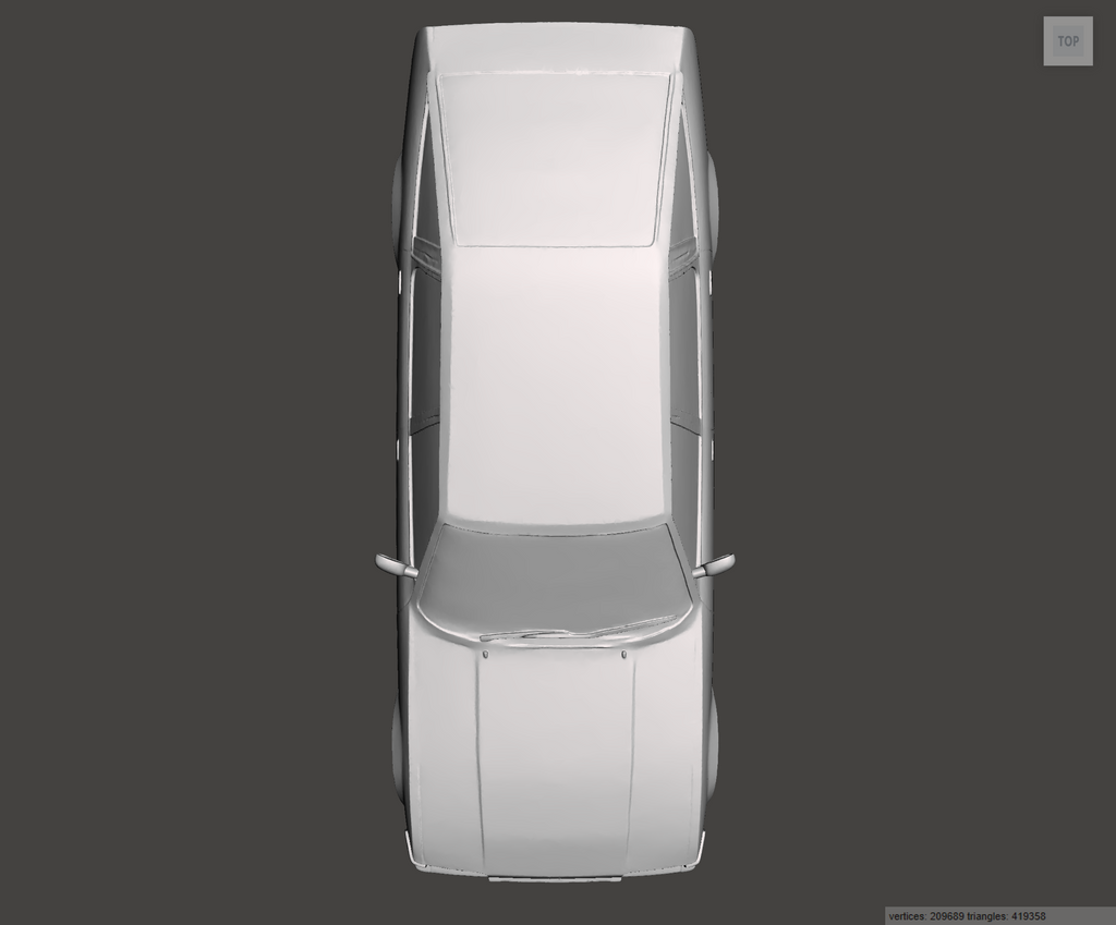 Image of 3D Printed Resin Model of Rover SD1 Series 1 3500 1980