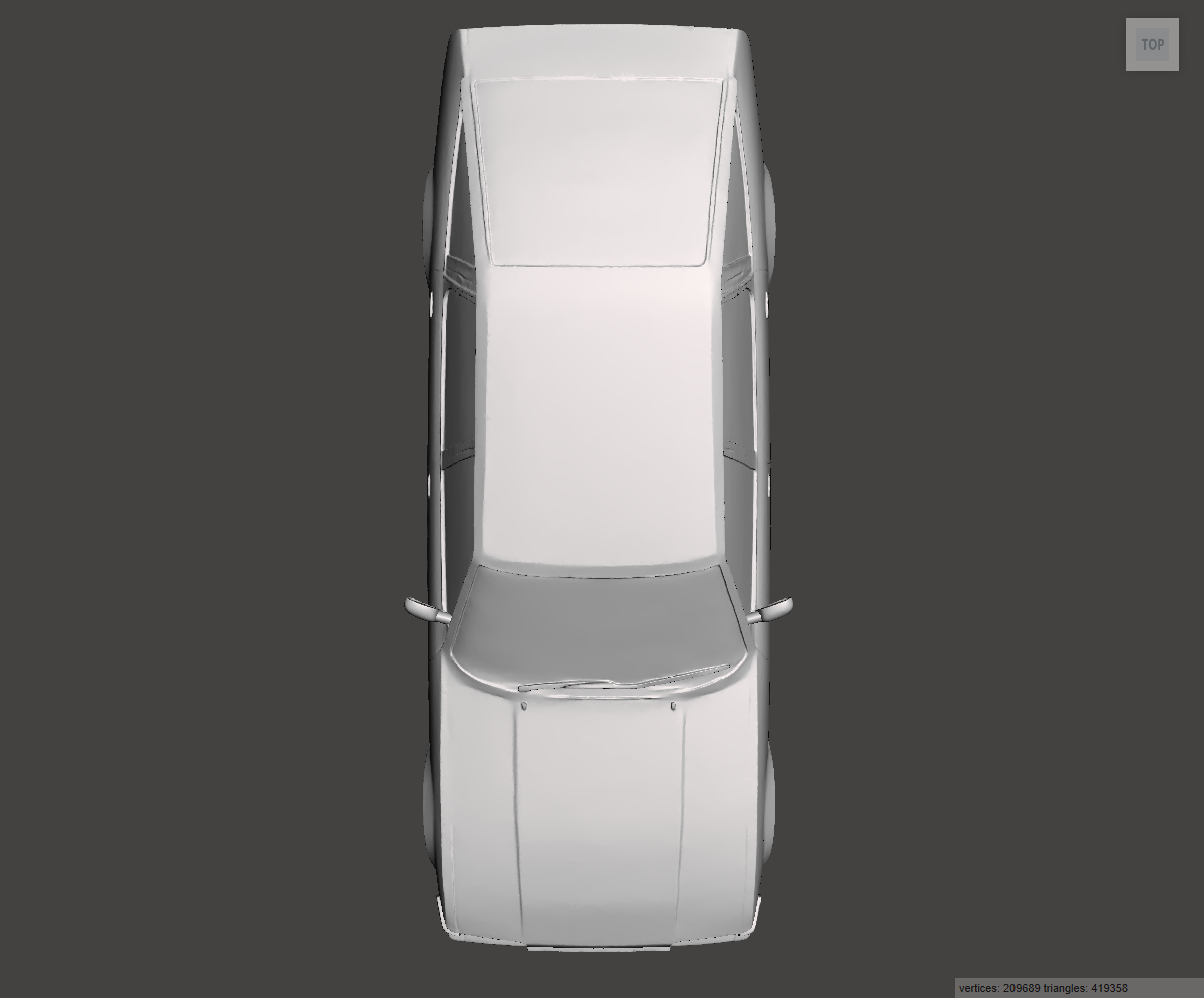 Image of 3D Printed Resin Model of Rover SD1 Series 1 3500 1980