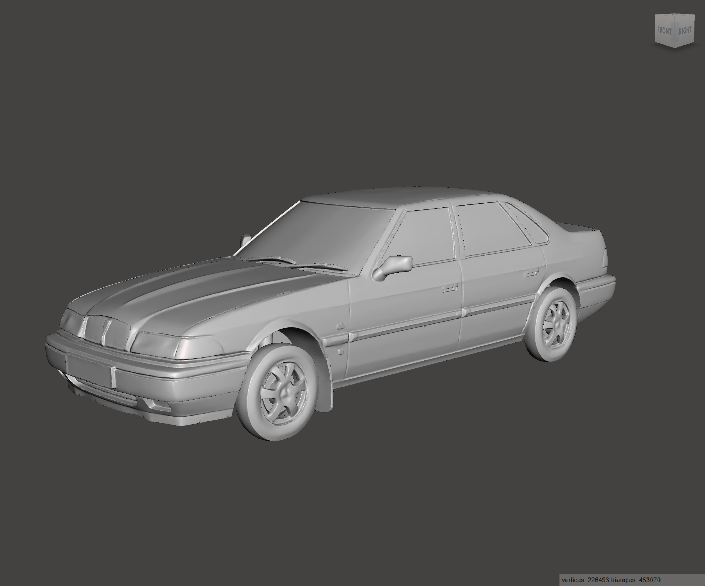 Image of 3D Printed Resin Model of Rover 825 Si 1999
