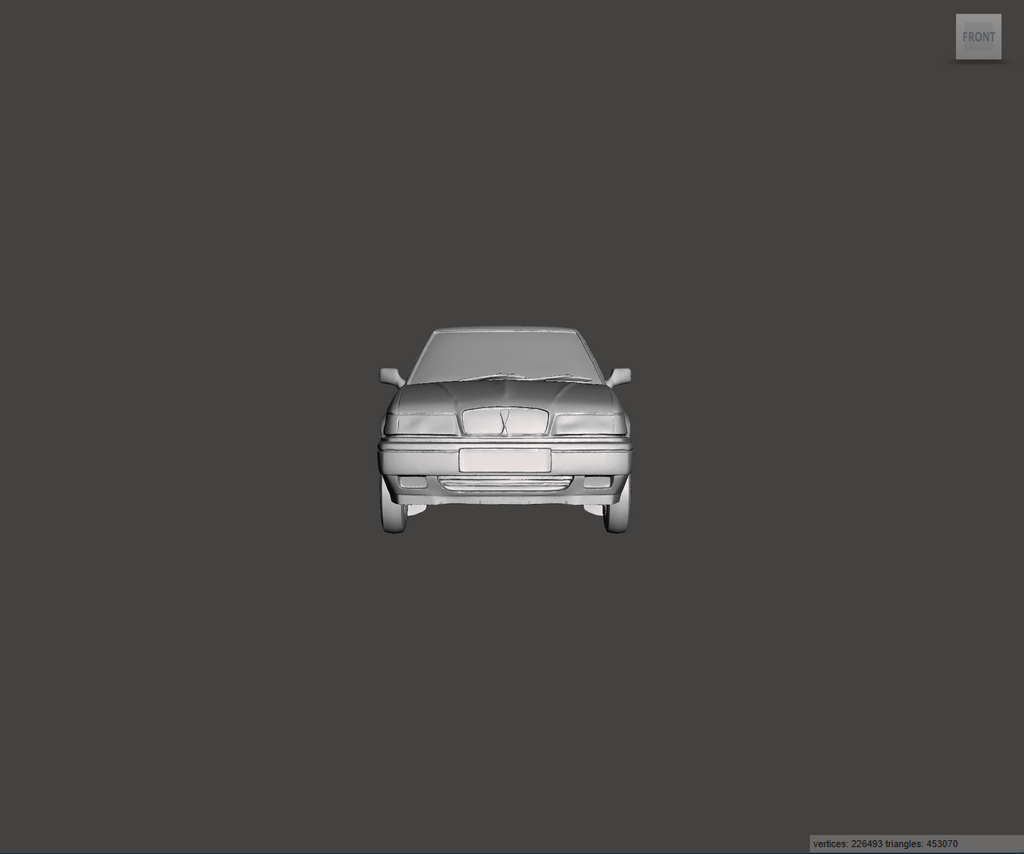 Image of 3D Printed Resin Model of Rover 825 Si 1999