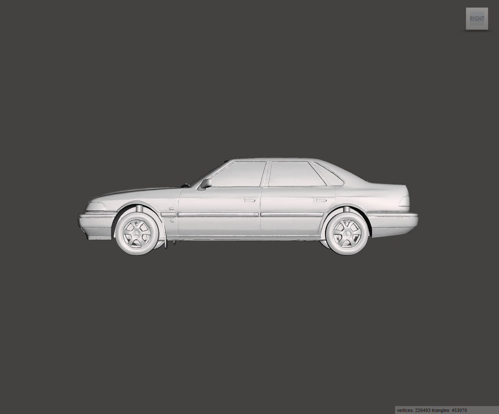 Image of 3D Printed Resin Model of Rover 825 Si 1999