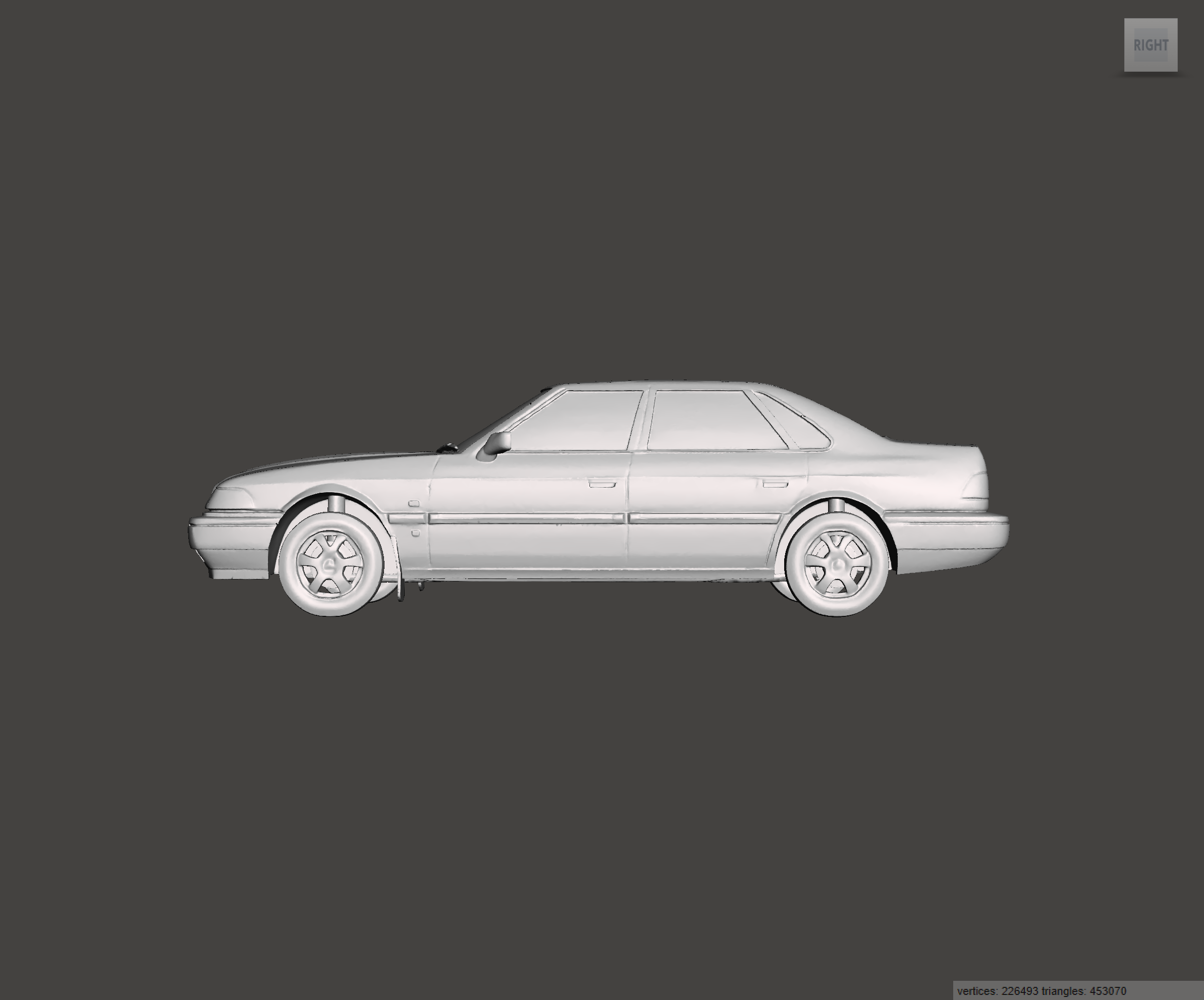 Image of 3D Printed Resin Model of Rover 825 Si 1999